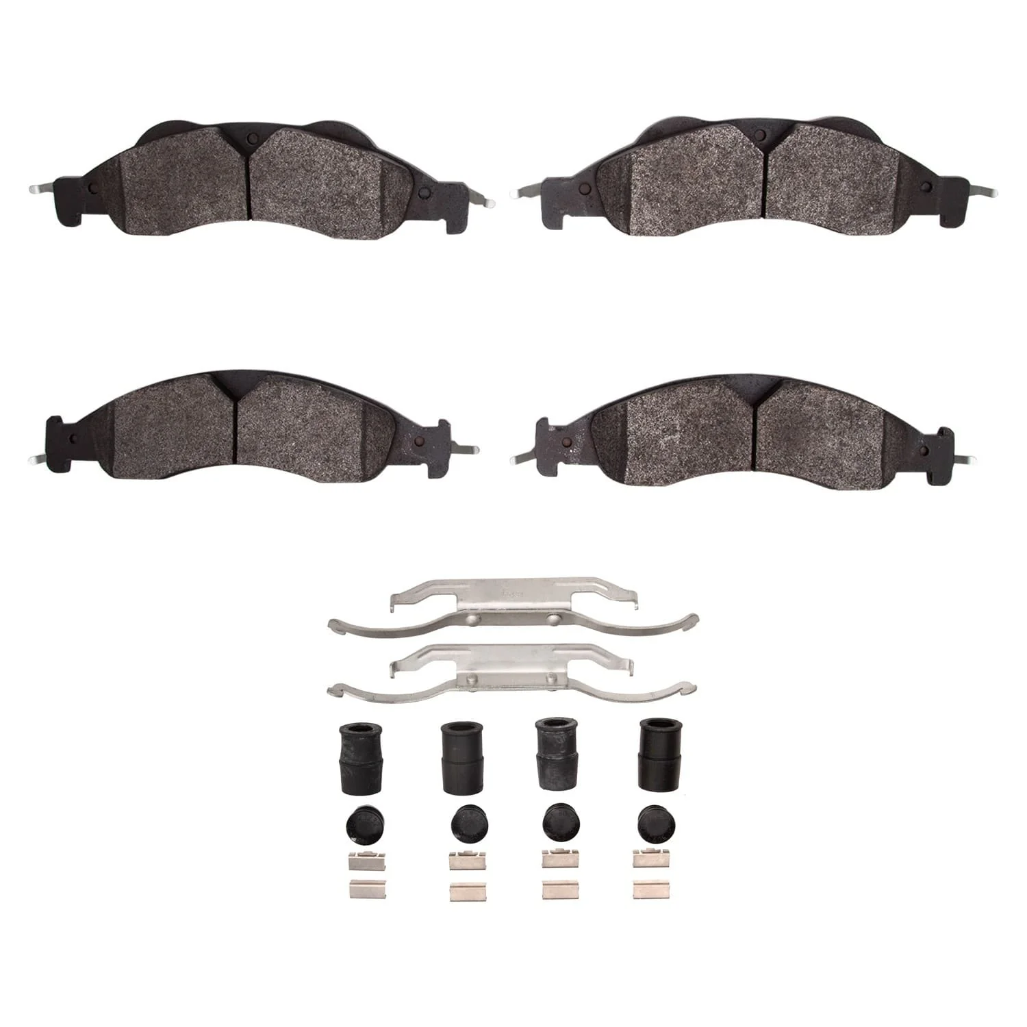 R1 Concepts 07-09 Ford Expedition Front Ceramic Pads & Hardware Kit