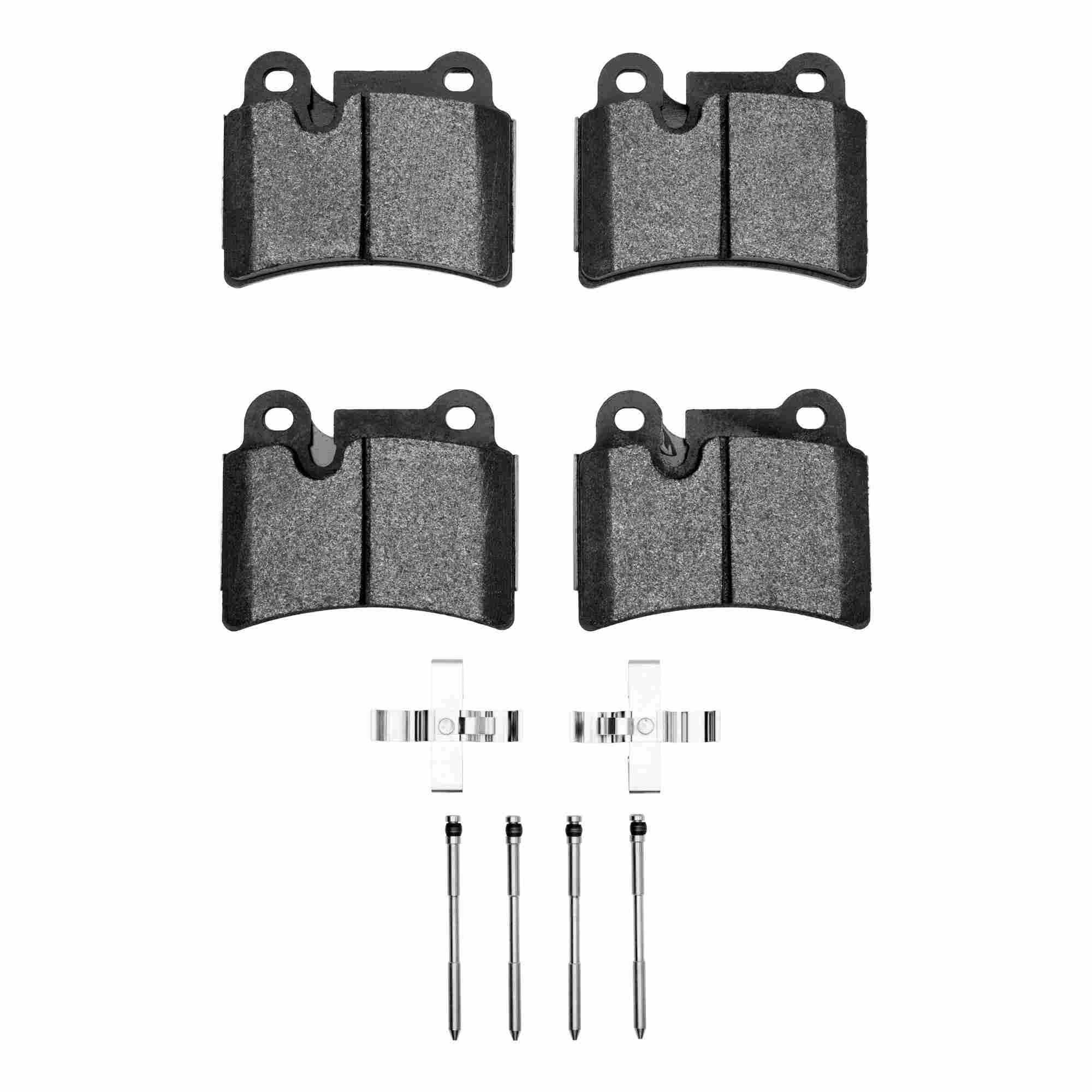 R1 Concepts 07-09 Volkswagen Touareg Rear Ceramic Pads & Hardware Kit - Image 2