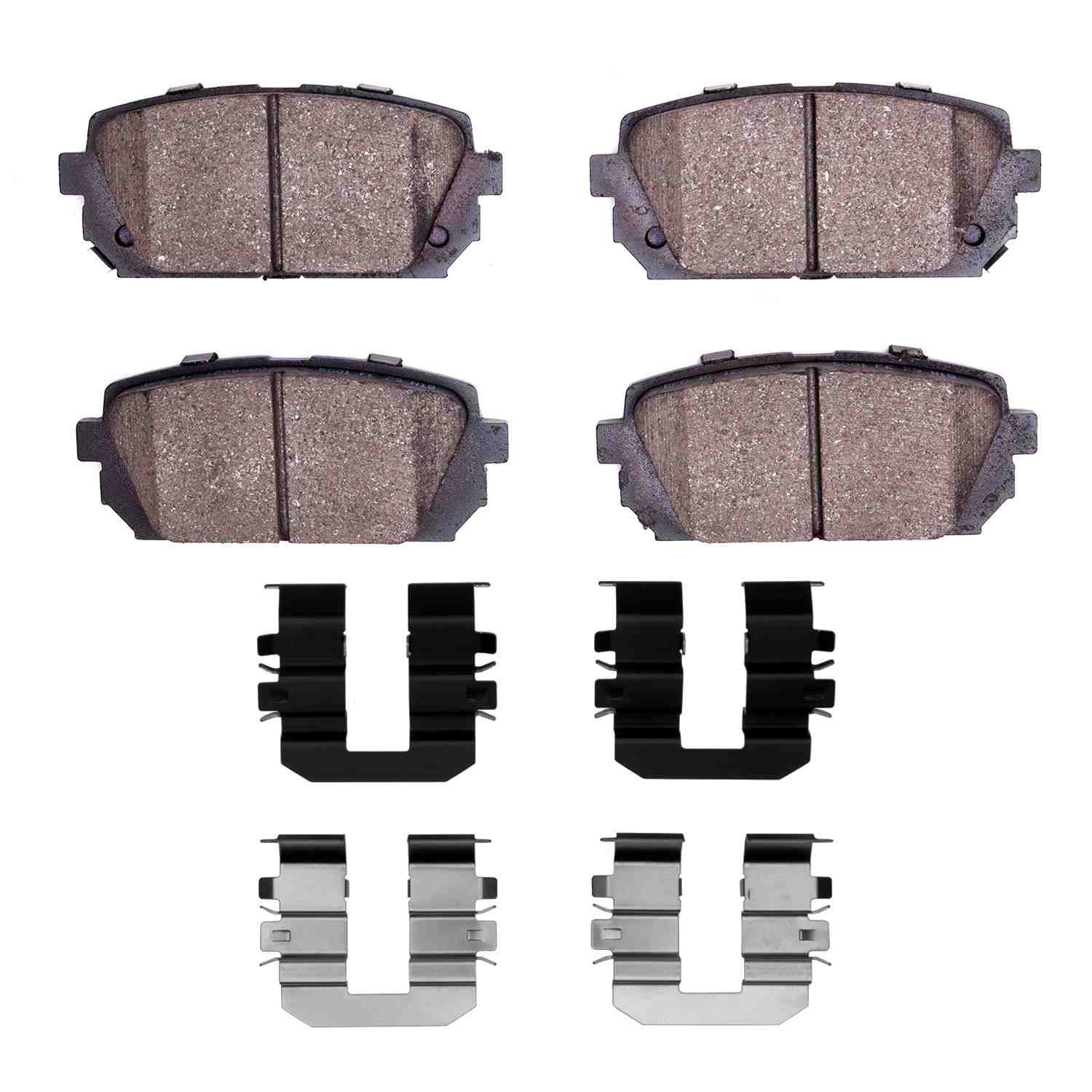 R1 Concepts 07-12 Kia Rondo (USA) Rear Ceramic Pads & Hardware Kit