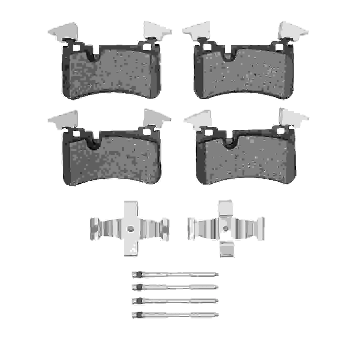 R1 Concepts 07-13 Mercedes-Benz SL63 AMG Rear Ceramic Pads & Hardware Kit