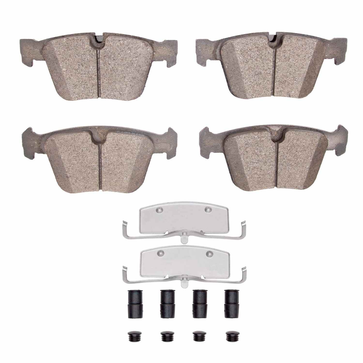 R1 Concepts 07-14 Mercedes-Benz ML63 AMG Rear Ceramic Pads & Hardware Kit