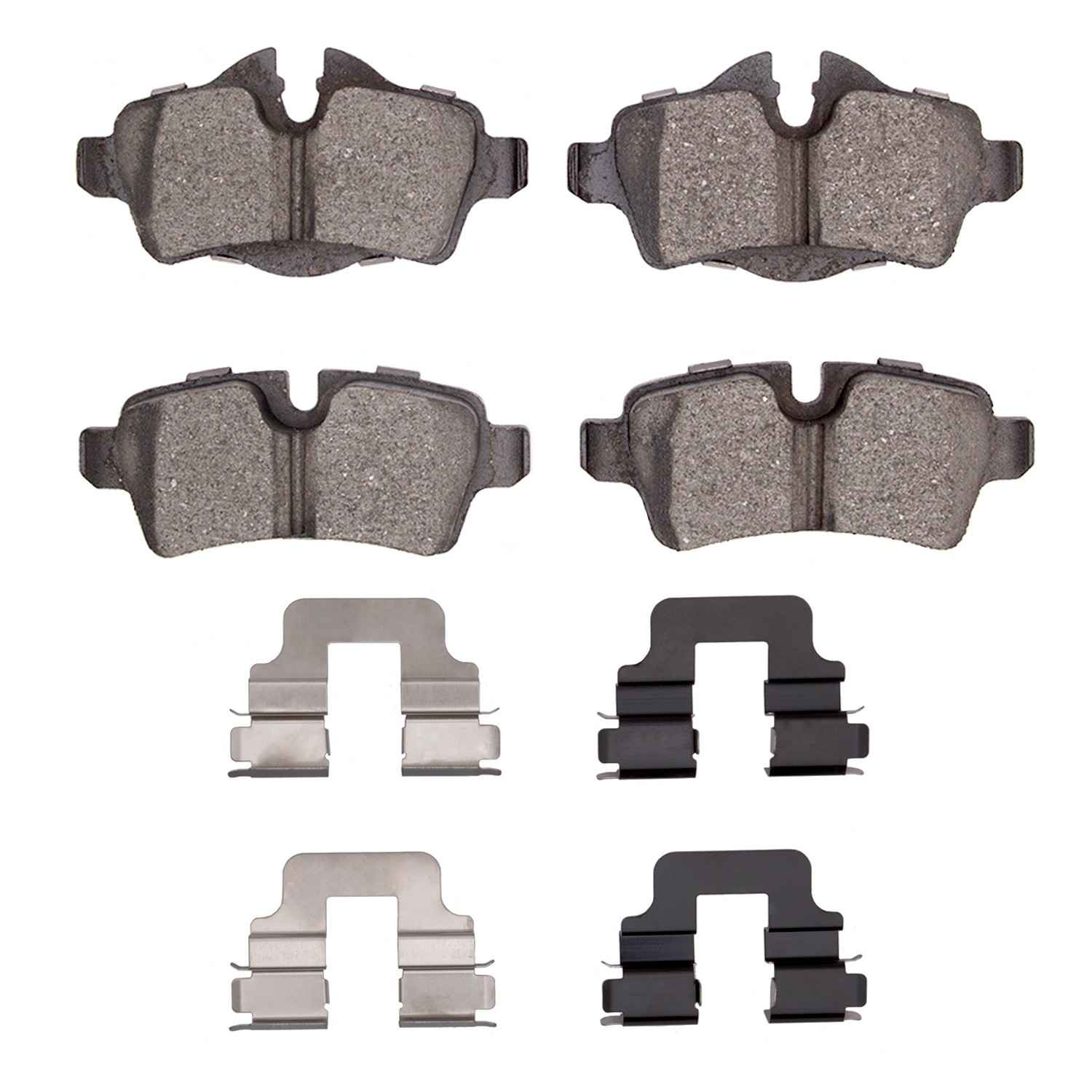 R1 Concepts 07-15 Mini Cooper (Excl Clubman) Rear Ceramic Brake Pads & Hardware Kit