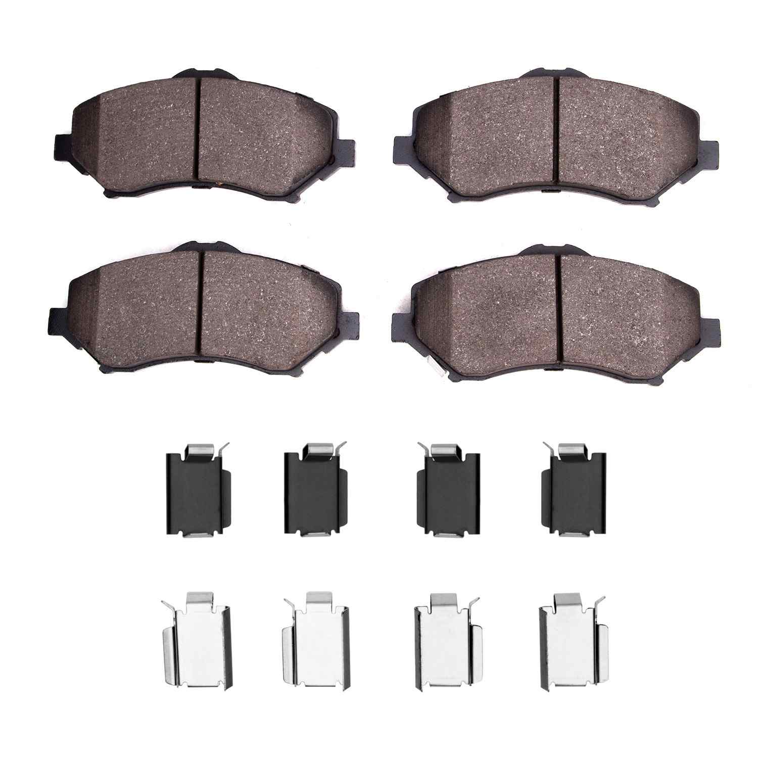 R1 Concepts 07-18 Chrysler Town & Country Front Euro Ceramic Pads & Hardware Kit