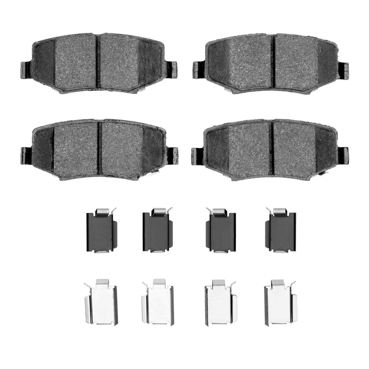 R1 Concepts 07-18 Jeep Liberty Rear Performance Sport Brake Pads and Hardware Kit
