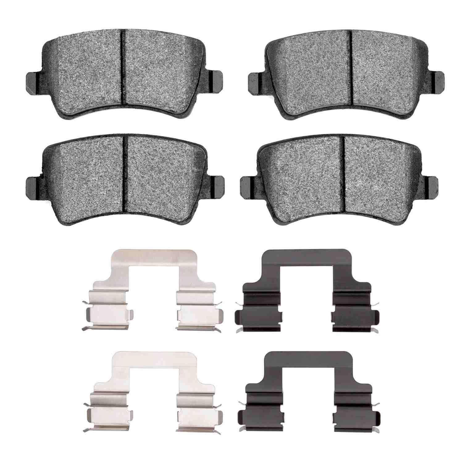 R1 Concepts 07-18 Volvo S60 Rear Semi Met Pads & Hardware Kit