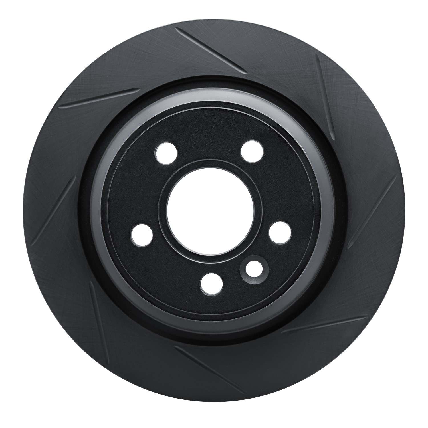R1 Concepts 07-18 Volvo S60/S60 Cross Country Rear Right Slotted Black Brake Rotor