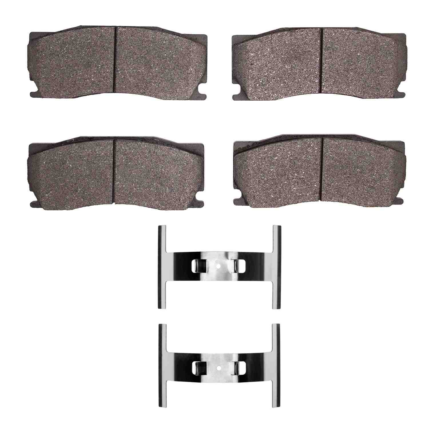 R1 Concepts 08-09 Jaguar Xkr Front Semi Met Brake Pads and Hardware Kit