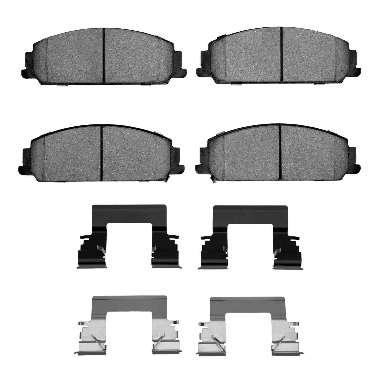 R1 Concepts 08-09 Pontiac G8 Front Semi Met Brake Pads and Hardware Kit