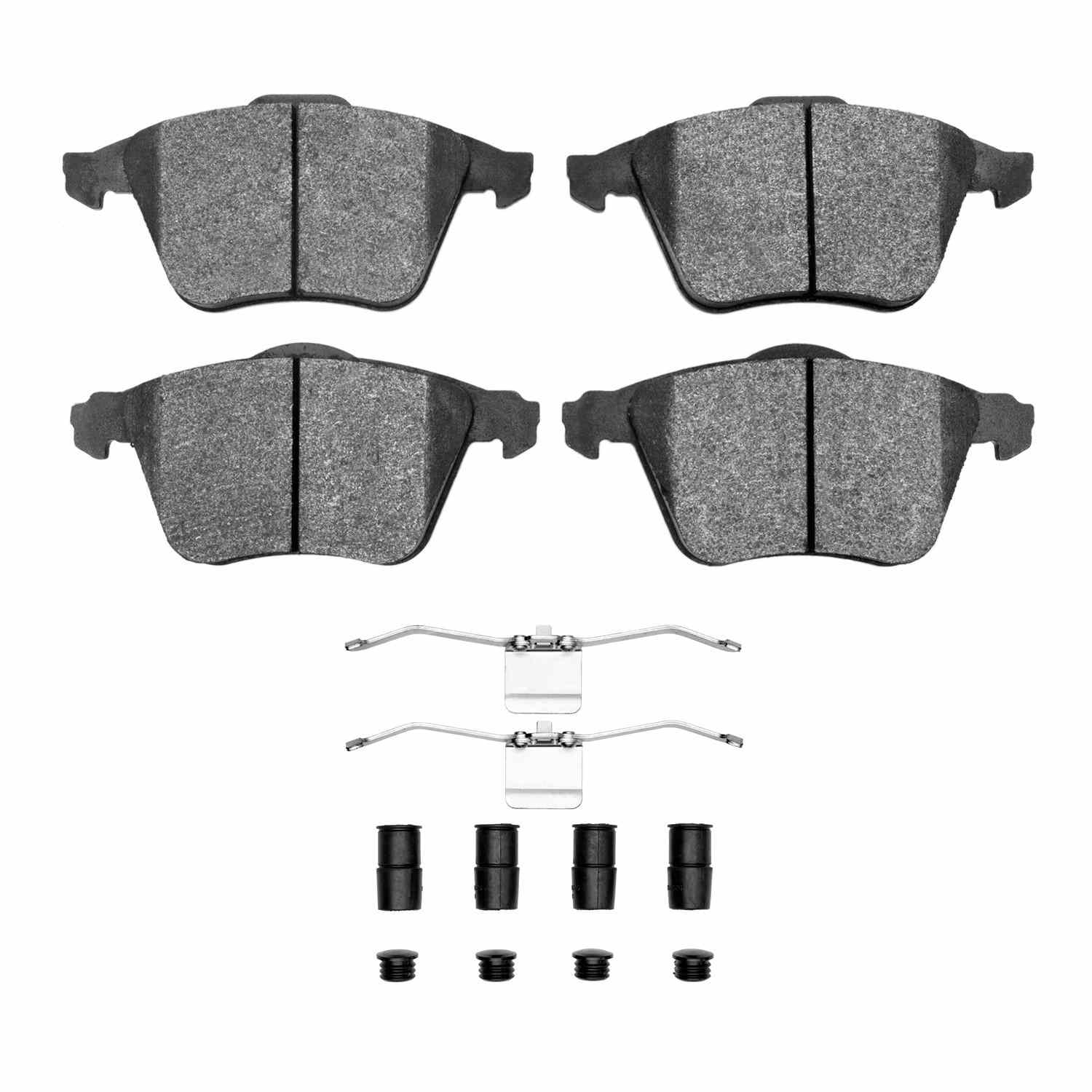 R1 Concepts 08-11 Saab 9-3 Front Semi Met Pads & Hardware Kit