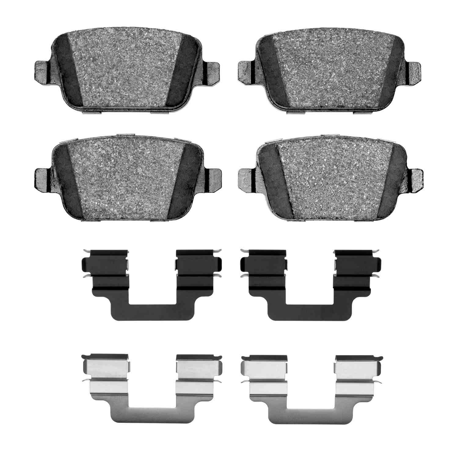 R1 Concepts 08-12 Land Rover LR2 Rear Euro Ceramic Pads & Hardware Kit