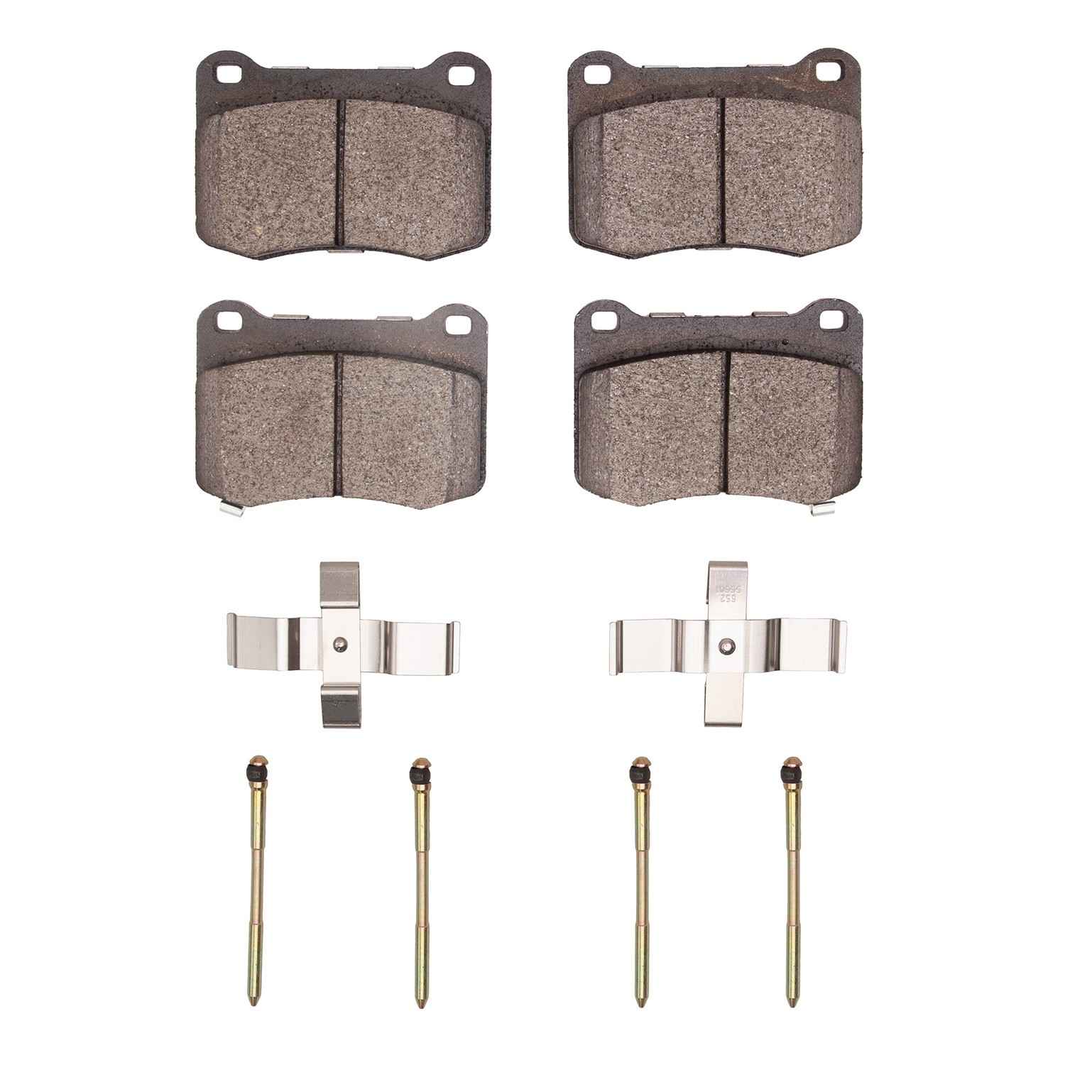R1 Concepts 08-14 Lexus IS F Rear Semi Met Pads & Hardware Kit
