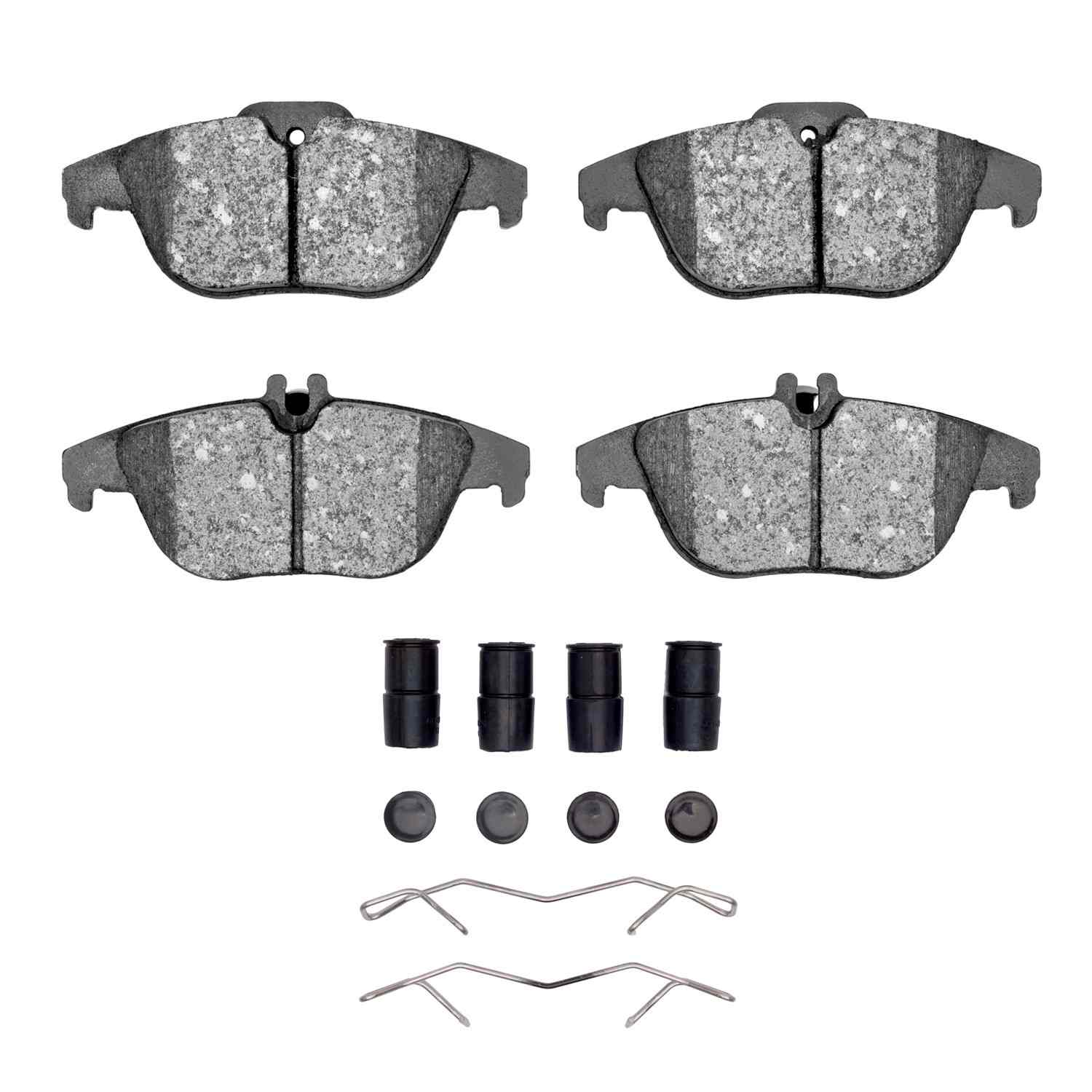 R1 Concepts 08-17 Mercedes-Benz E400 Rear Euro Ceramic Brake Pads & Hardware Kit