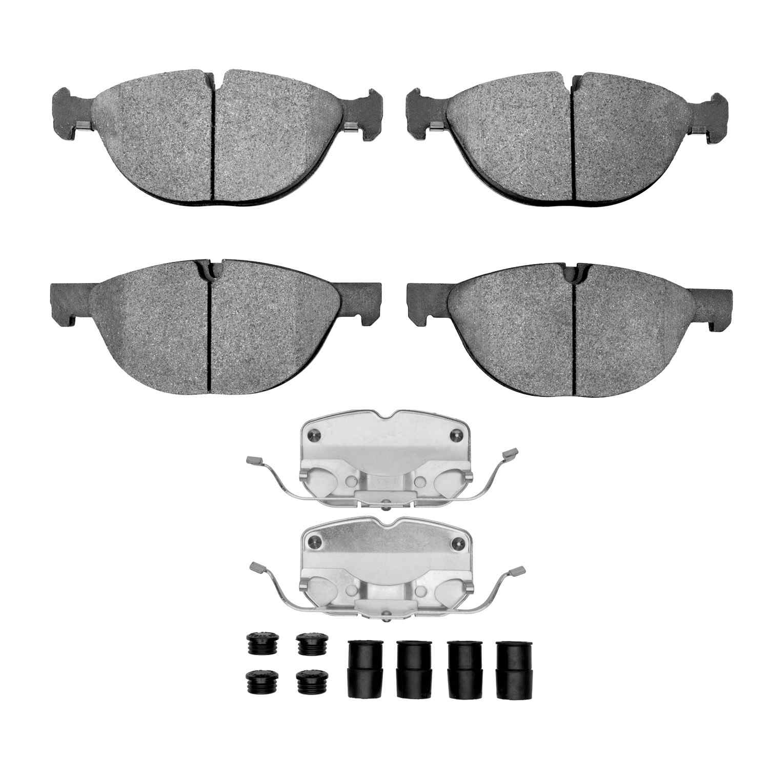 R1 Concepts 08-19 BMW X5 Front Euro Ceramic Pads & Hardware Kit