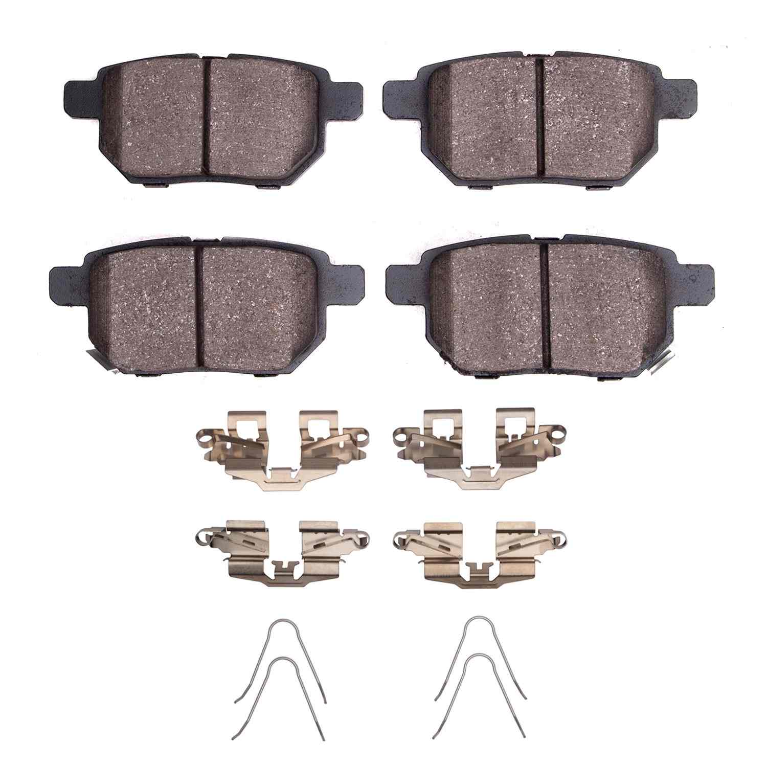 R1 Concepts 08-24 Toyota Prius Rear Ceramic Brake Pads and Hardware Kit