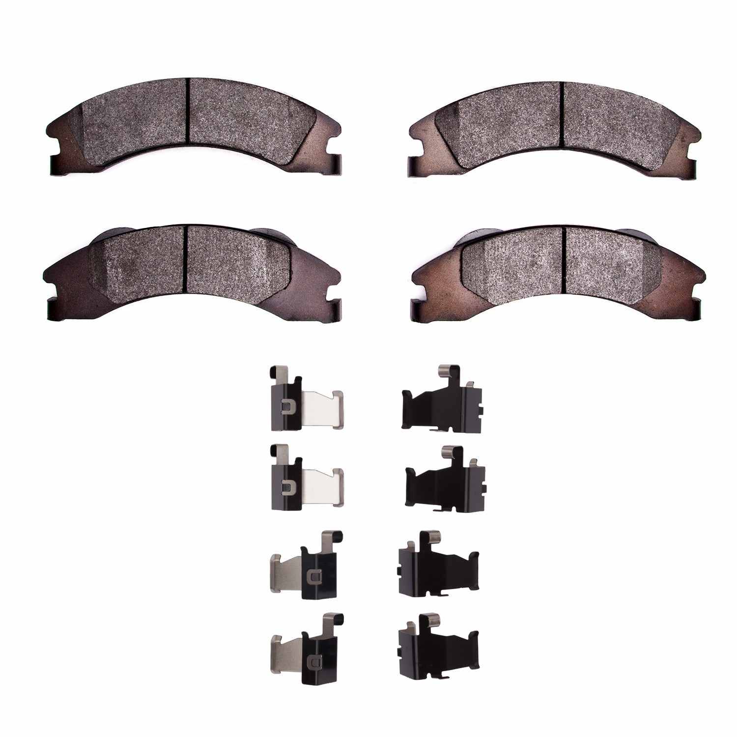 R1 Concepts 08-25 Ford E-150 Rear Semi Met Pads & Hardware Kit