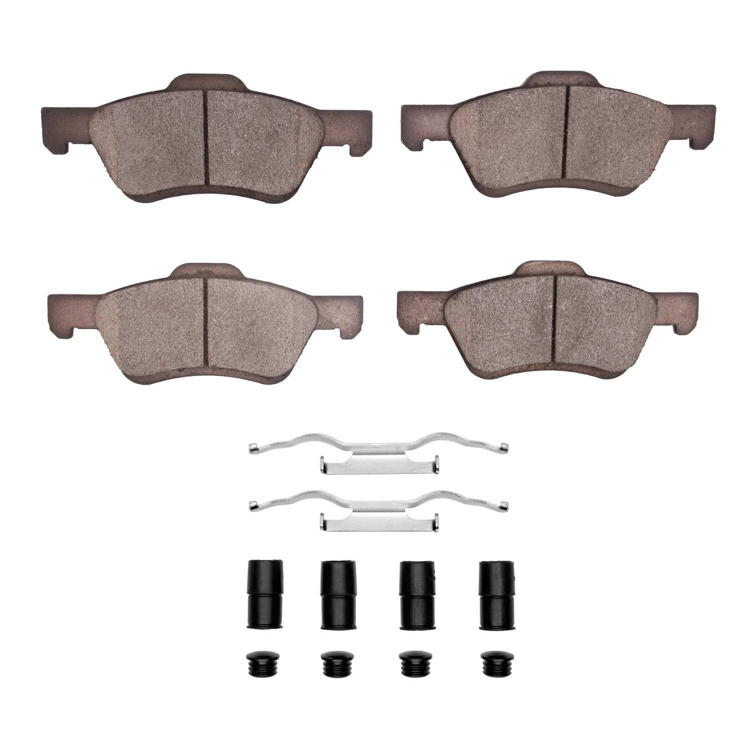 R1 Concepts 09-12 Mercury Mariner Front Semi Met Brake Pads and Hardware Kit