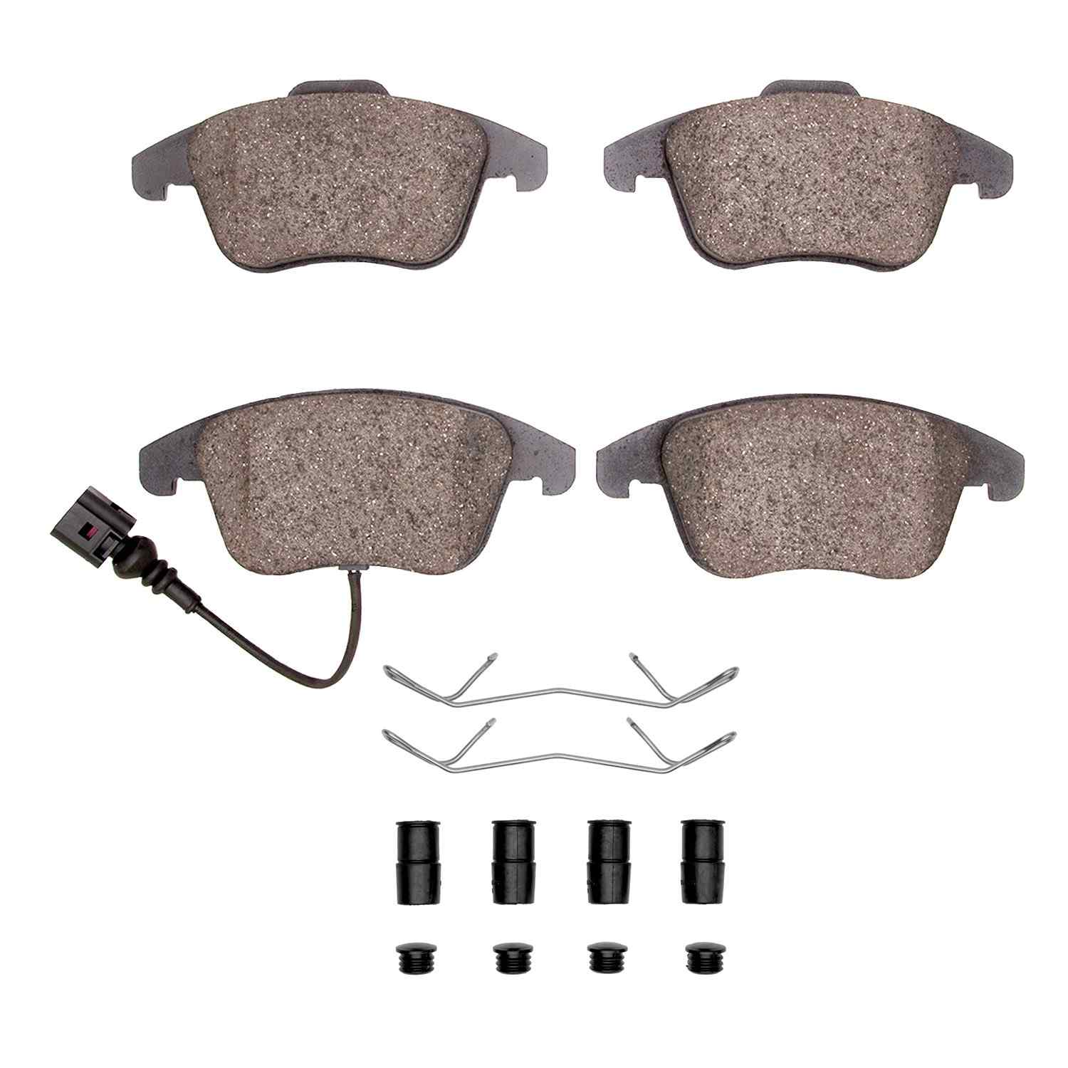 R1 Concepts 09-13 Volkswagen TIGUAN Front Optimum OE Pads & Hardware Kit