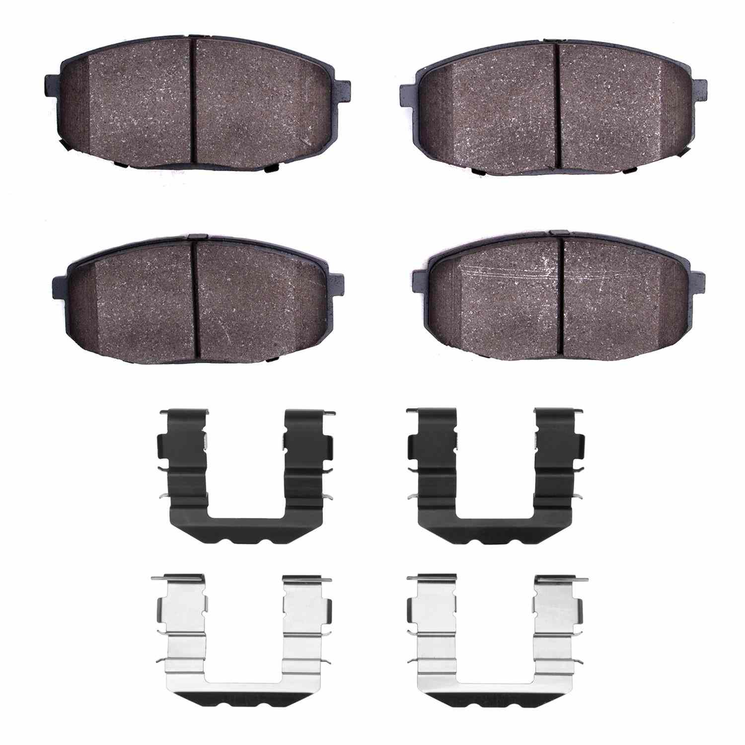 R1 Concepts 09-16 Kia Soul Front Semi Met Brake Pads and Hardware Kit
