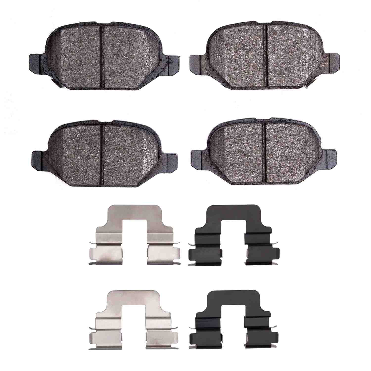 R1 Concepts 09-19 Fiat 500E Rear Euro Ceramic Pads & Hardware Kit