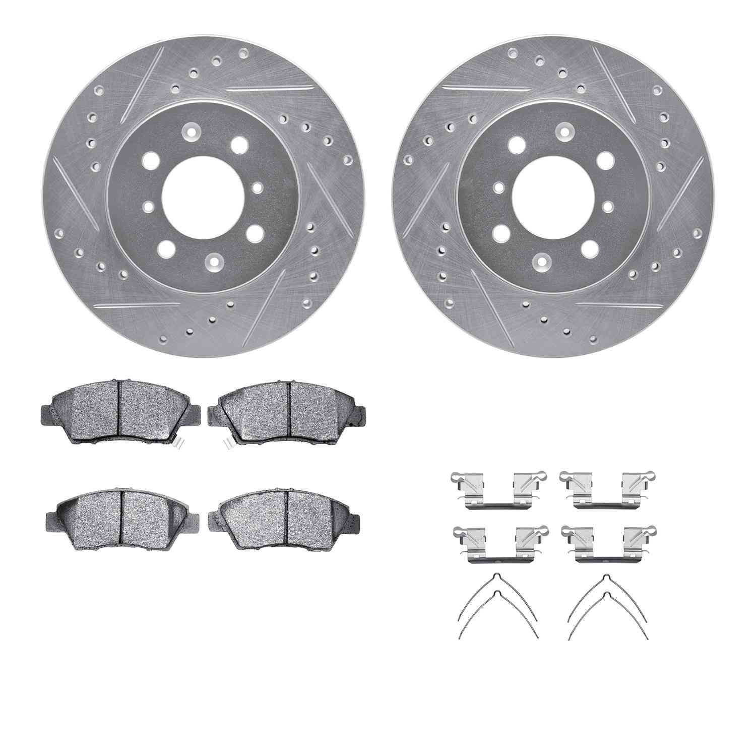 R1 Concepts 09-20 Honda Fit (Mexico) Front Brakes Pad and Rotor Kit