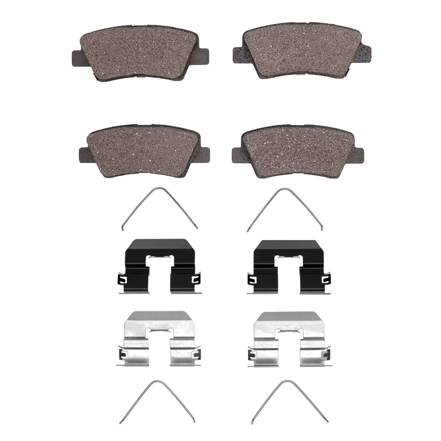 R1 Concepts 09-22 Kia Sportage (Usa/Canada) Rear Semi Met Brake Pads and Hardware Kit