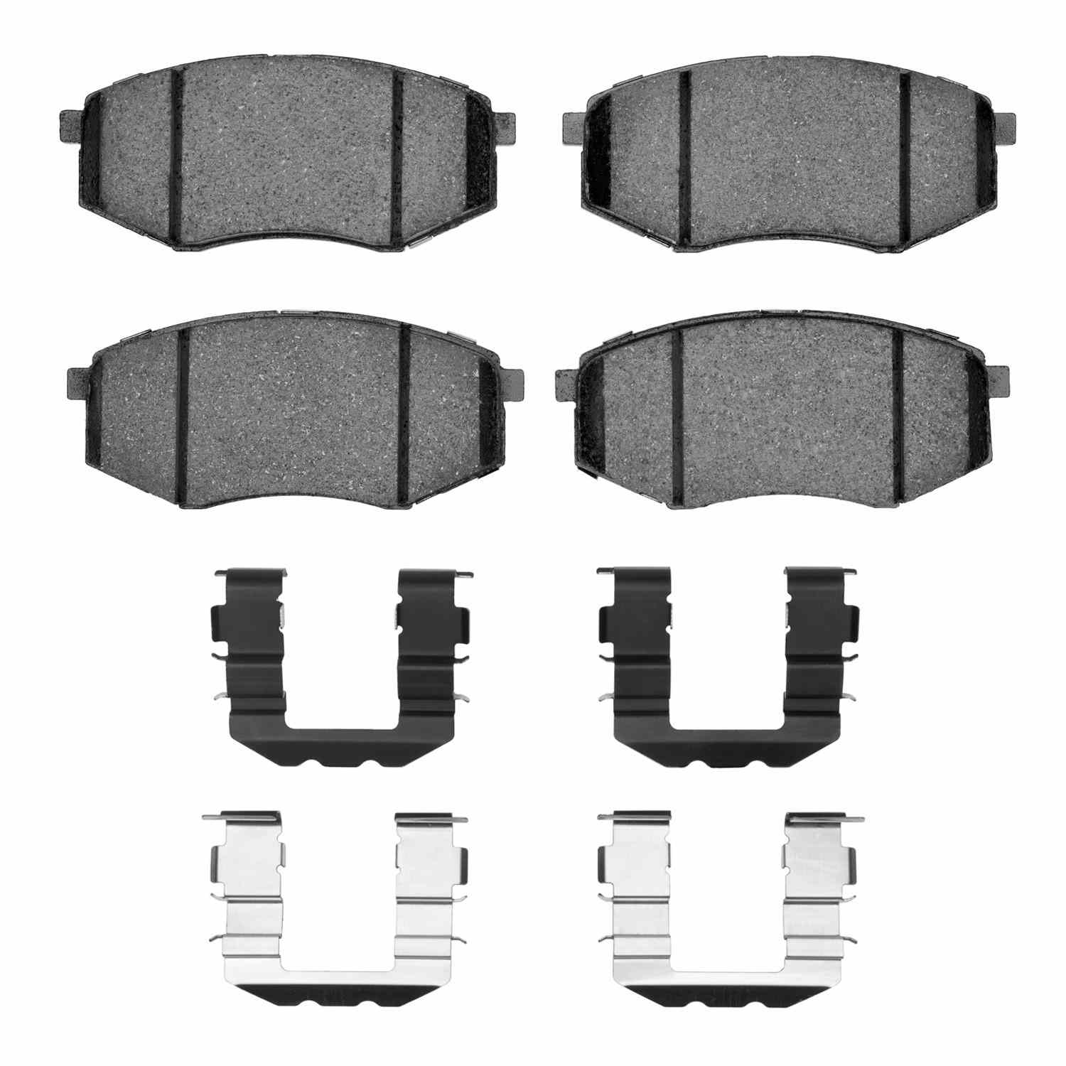 R1 Concepts 10-11 Kia Sportage (Usa/Canada) Front Semi Met Brake Pads and Hardware Kit
