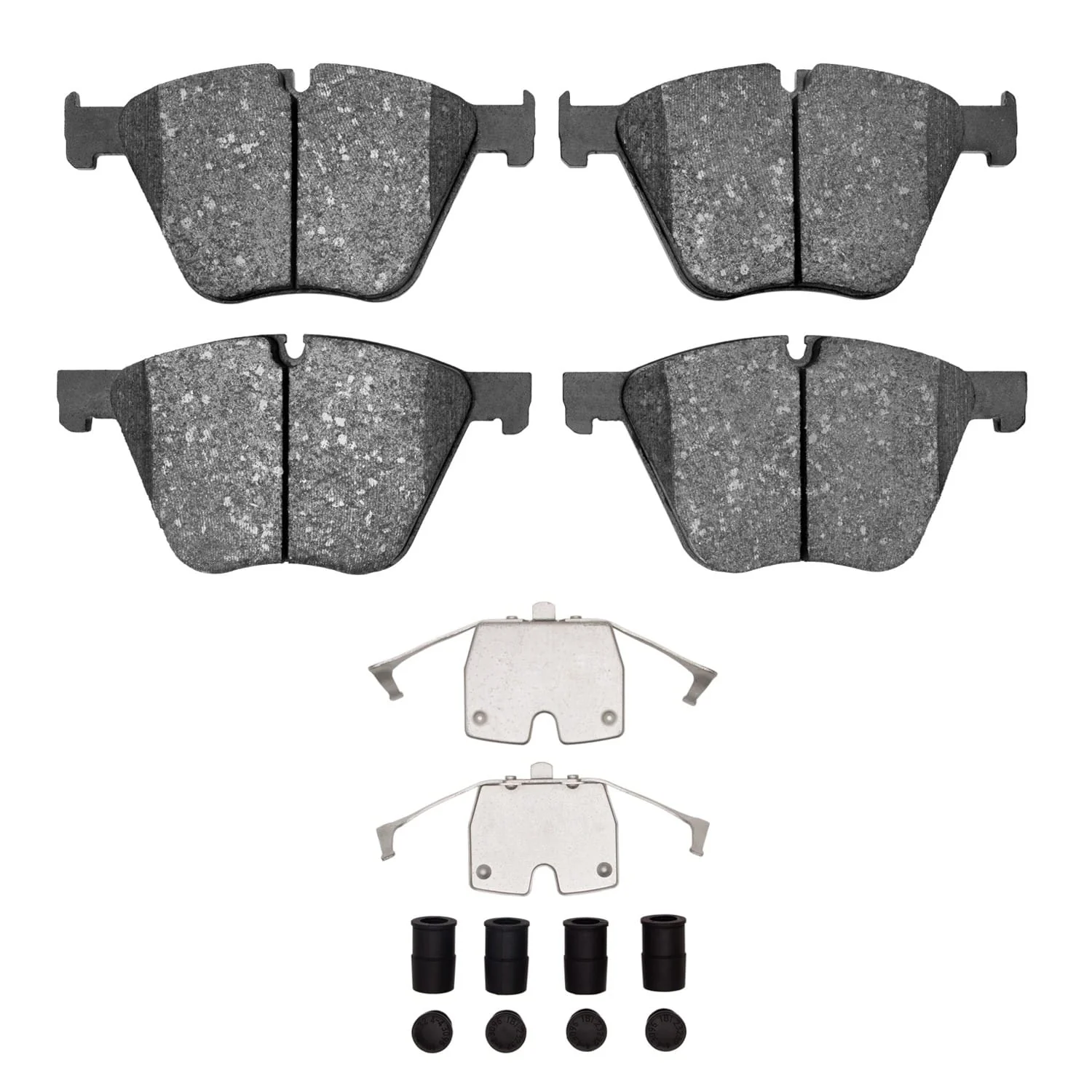 R1 Concepts 10-19 BMW ALPINA B7 Front Semi Met Pads & Hardware Kit