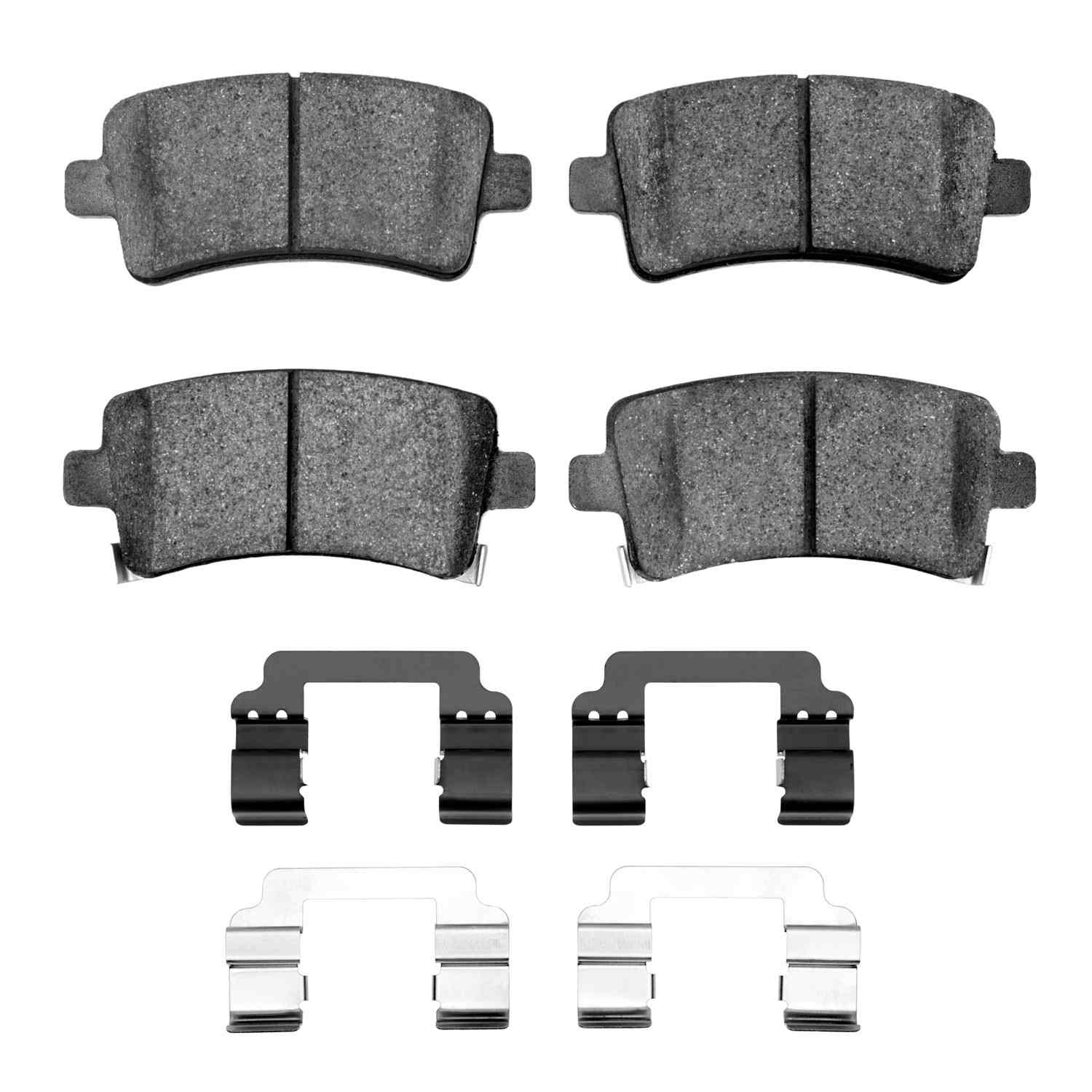 R1 Concepts 10-20 Saab 9-5 Rear Semi Met Brake Pads and Hardware Kit