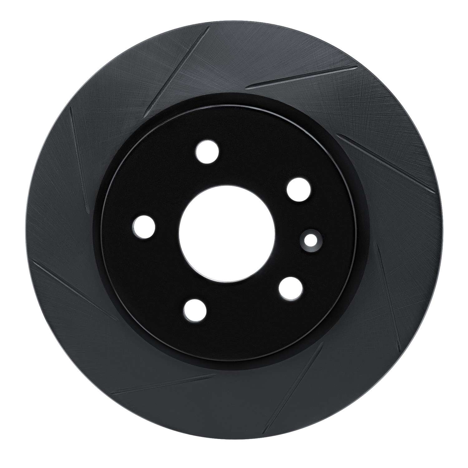 R1 Concepts 10-22 Buick 09-5 Rear Left Slotted Black Brake Rotor