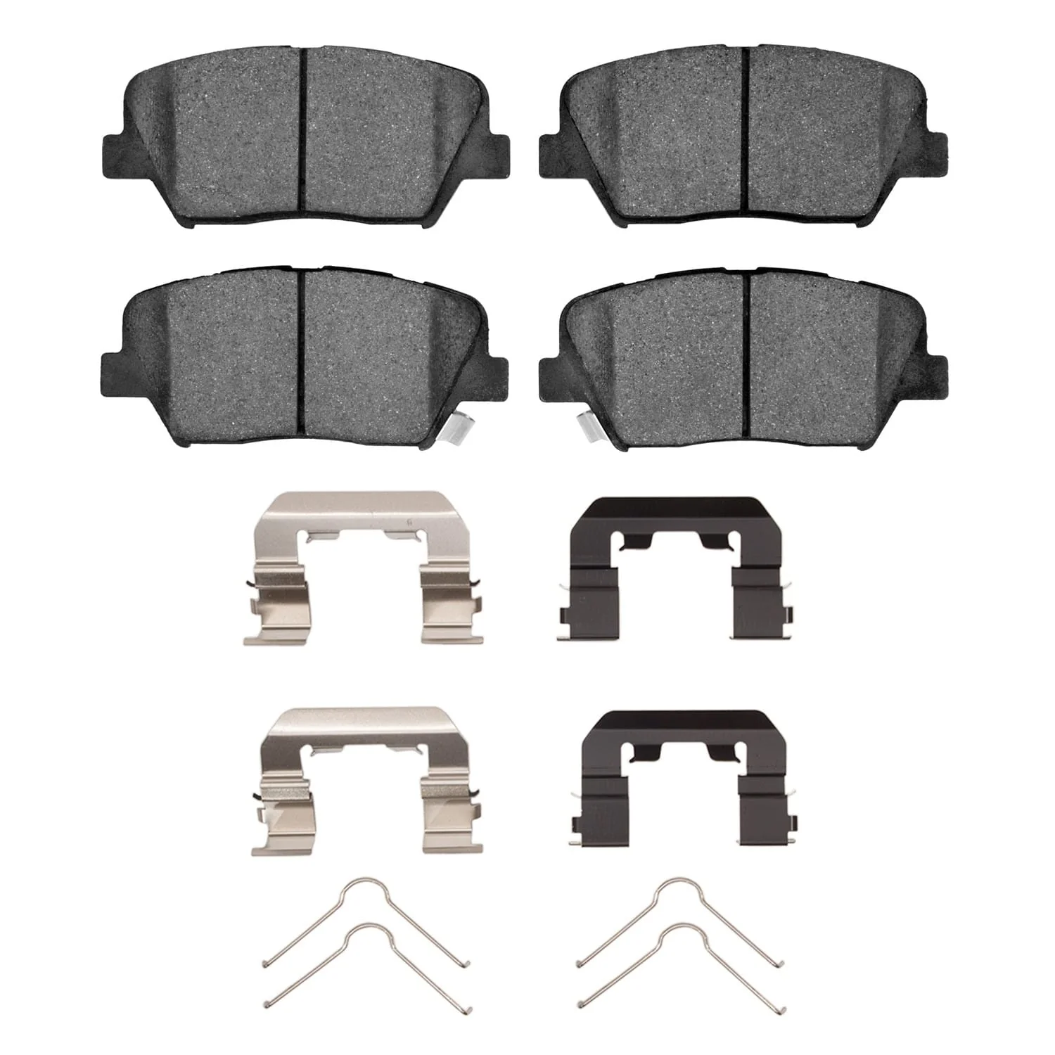 R1 Concepts 10-25 Kia Rondo (Canada) Front Semi Met Brake Pads and Hardware Kit