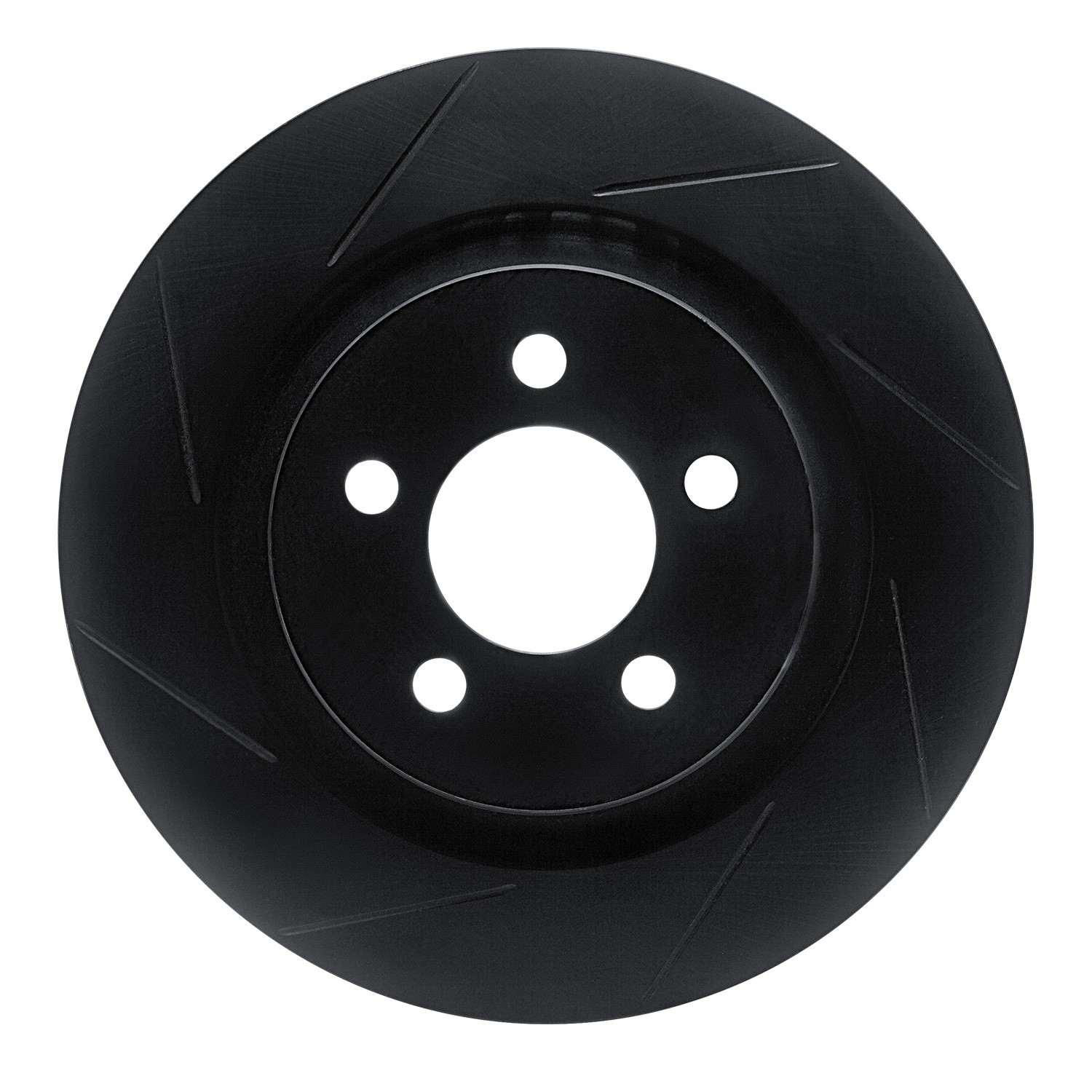 R1 Concepts 11-12 Jeep Liberty Front Left Slotted Black Brake Rotor