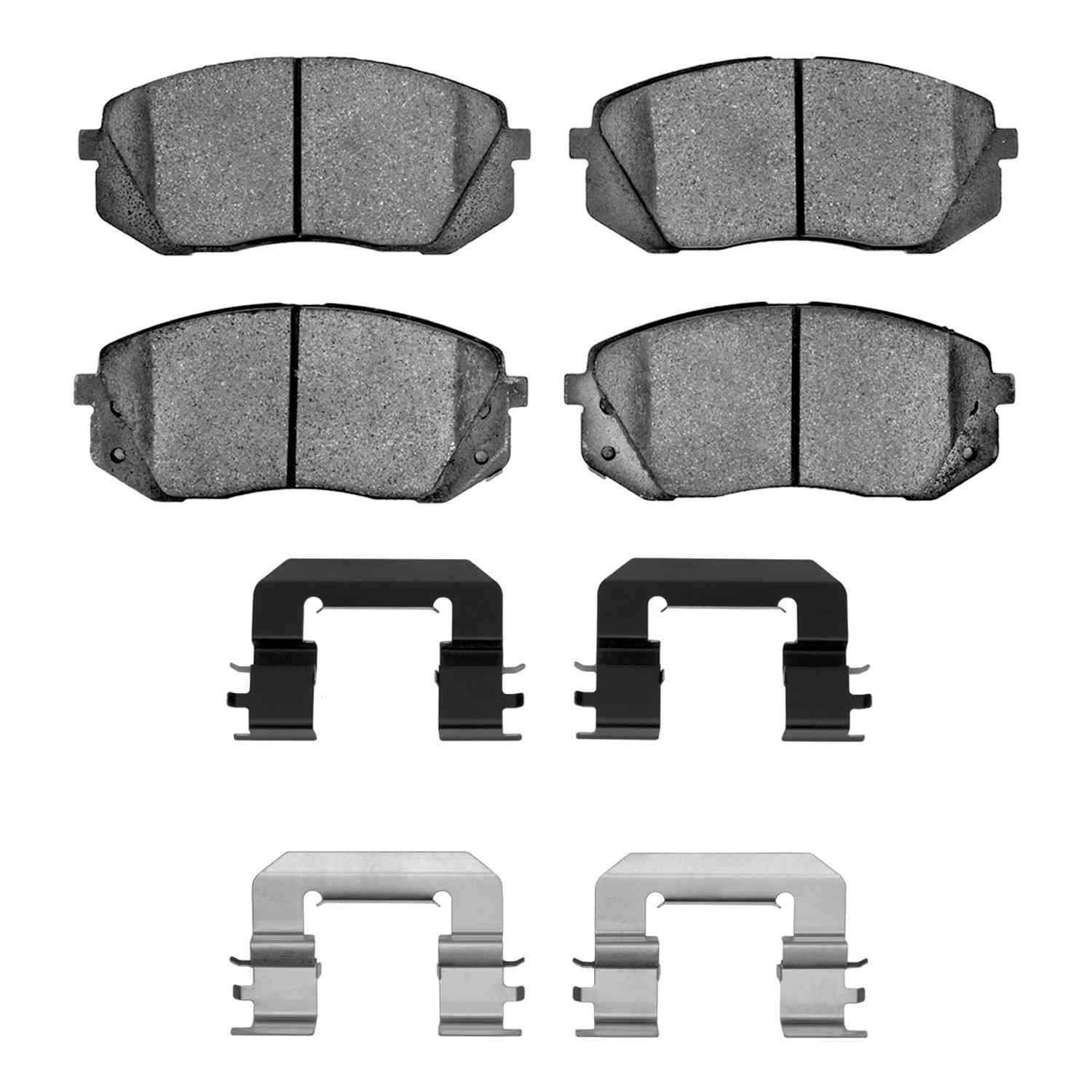 R1 Concepts 11-12 Kia Rondo (Canada) Front Ceramic Pads & Hardware Kit