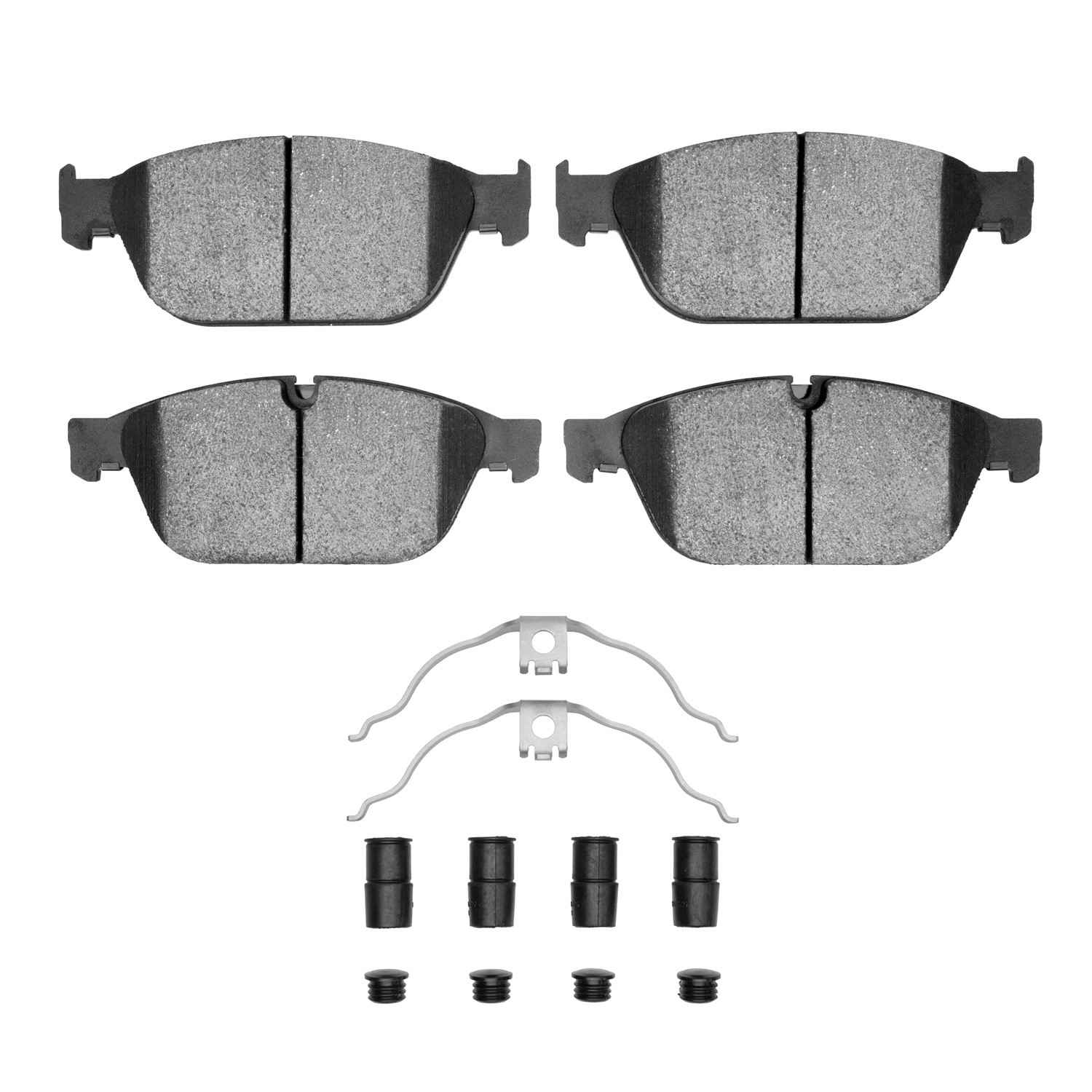 R1 Concepts 11-18 Audi SQ5 Front Euro Ceramic Brake Pads & Hardware Kit