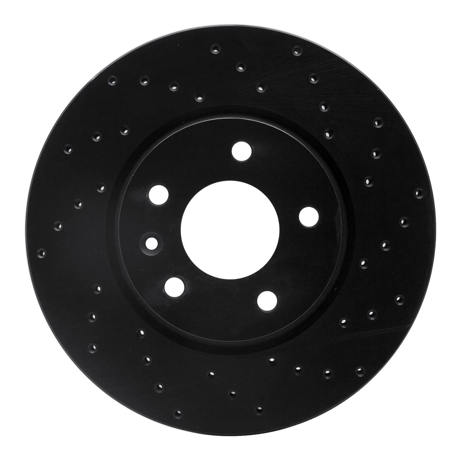 R1 Concepts 11-22 Buick Cruze Front Right Drilled Black Brake Rotor
