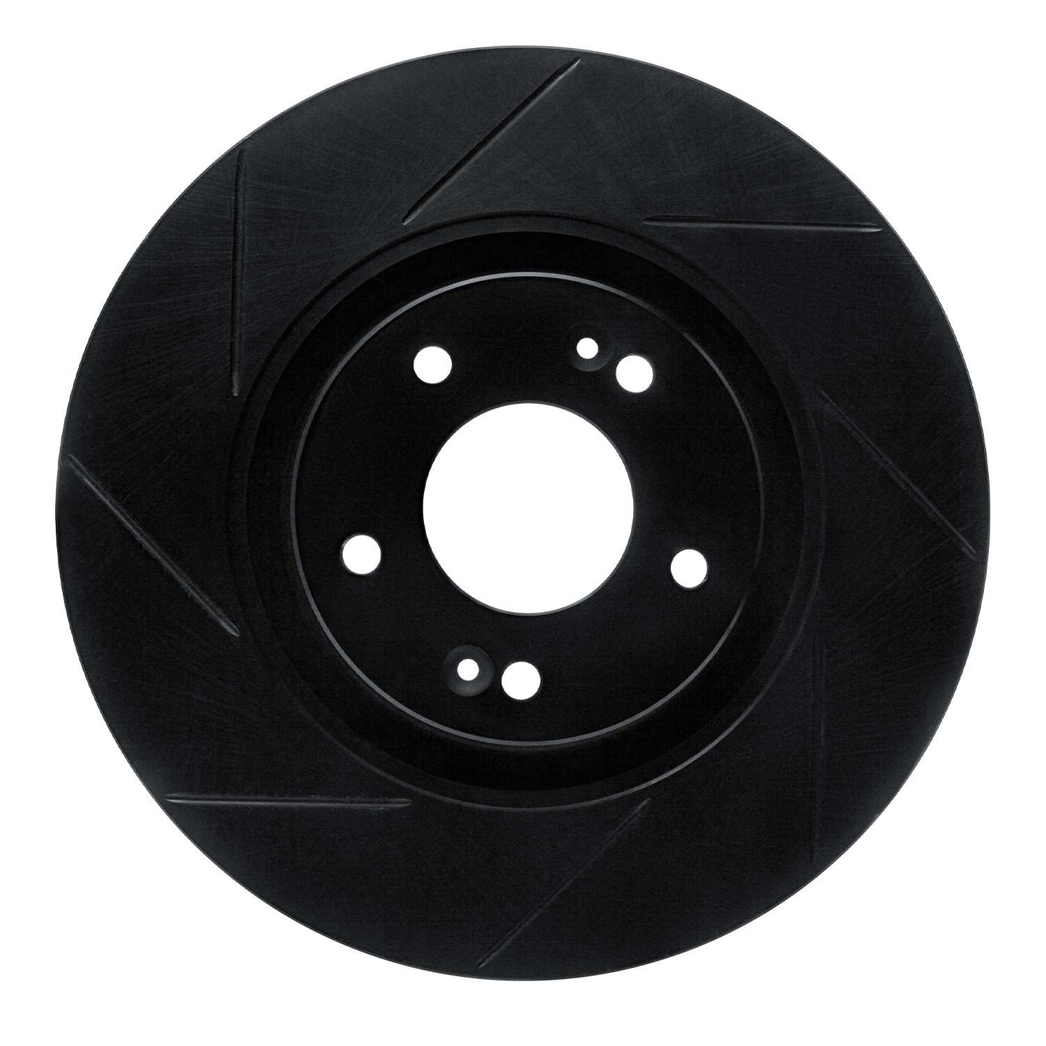 R1 Concepts 11-22 Hyundai Azera Front Left Slotted Black Brake Rotor
