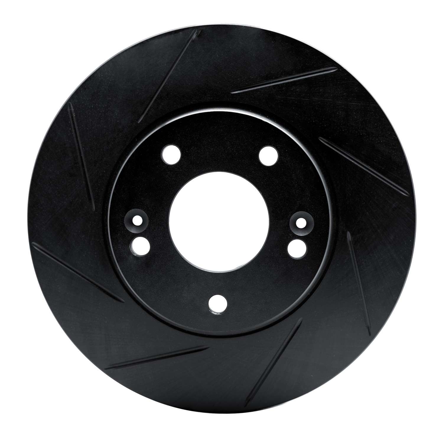 R1 Concepts 11-22 Hyundai Elantra Front Left Slotted Black Brake Rotor