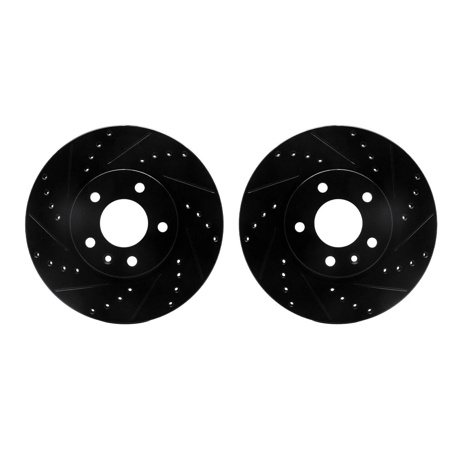 R1 Concepts 11-25 Buick Encore GX Front Drilled & Slotted Black Brake Rotor Set