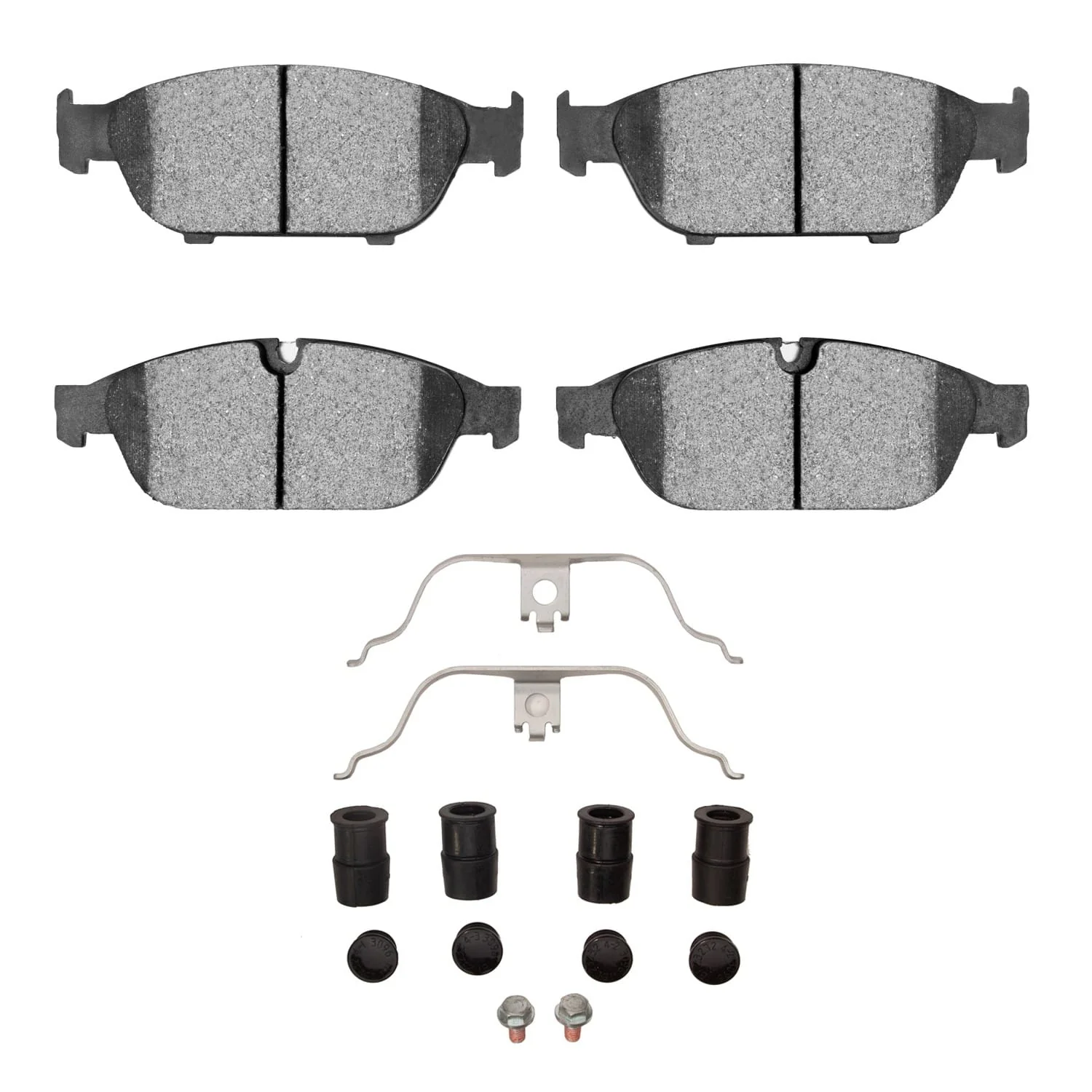 R1 Concepts 12-18 Audi A7 Quattro Front Semi Met Brake Pads and Hardware Kit