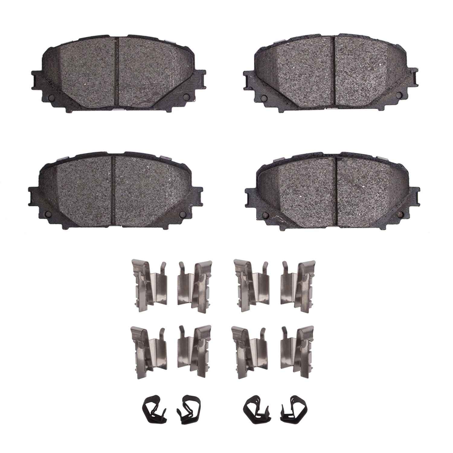 R1 Concepts 12-18 Toyota Yaris (Usa/Canada) Front Semi Met Brake Pads and Hardware Kit