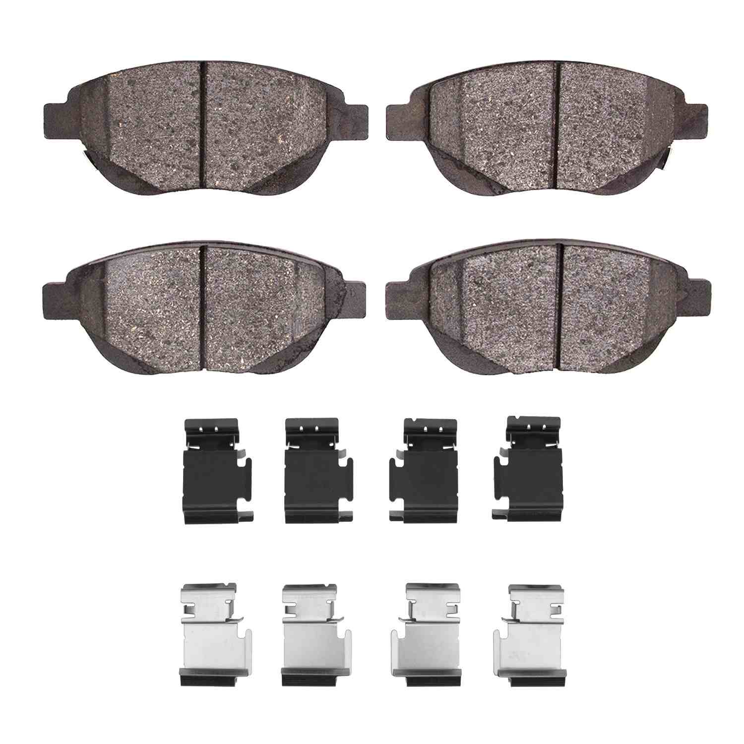 R1 Concepts 12-19 Fiat 500 (USA/Canada) Front Euro Ceramic Pads & Hardware Kit