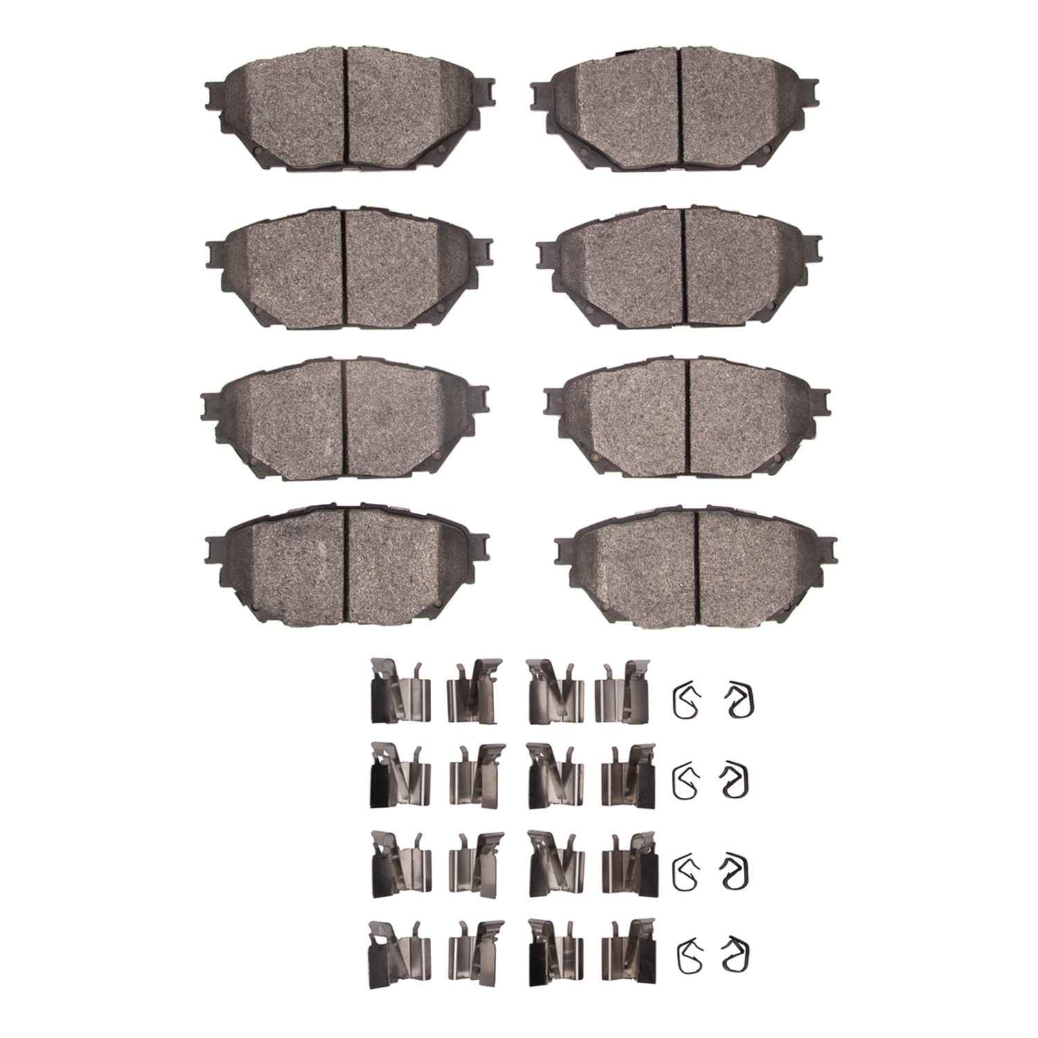 R1 Concepts 12-20 Freightliner FL360 (Mexico) Front/Rear Optimum OE Pads & Hardware Kit