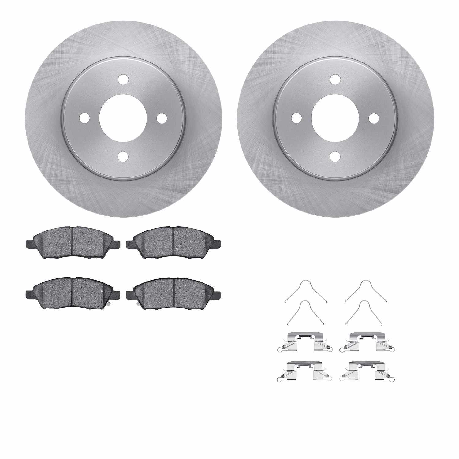 R1 Concepts 12-24 Nissan Micra Front Brake Rotor Set w/Optimum OE Pads and Hardware