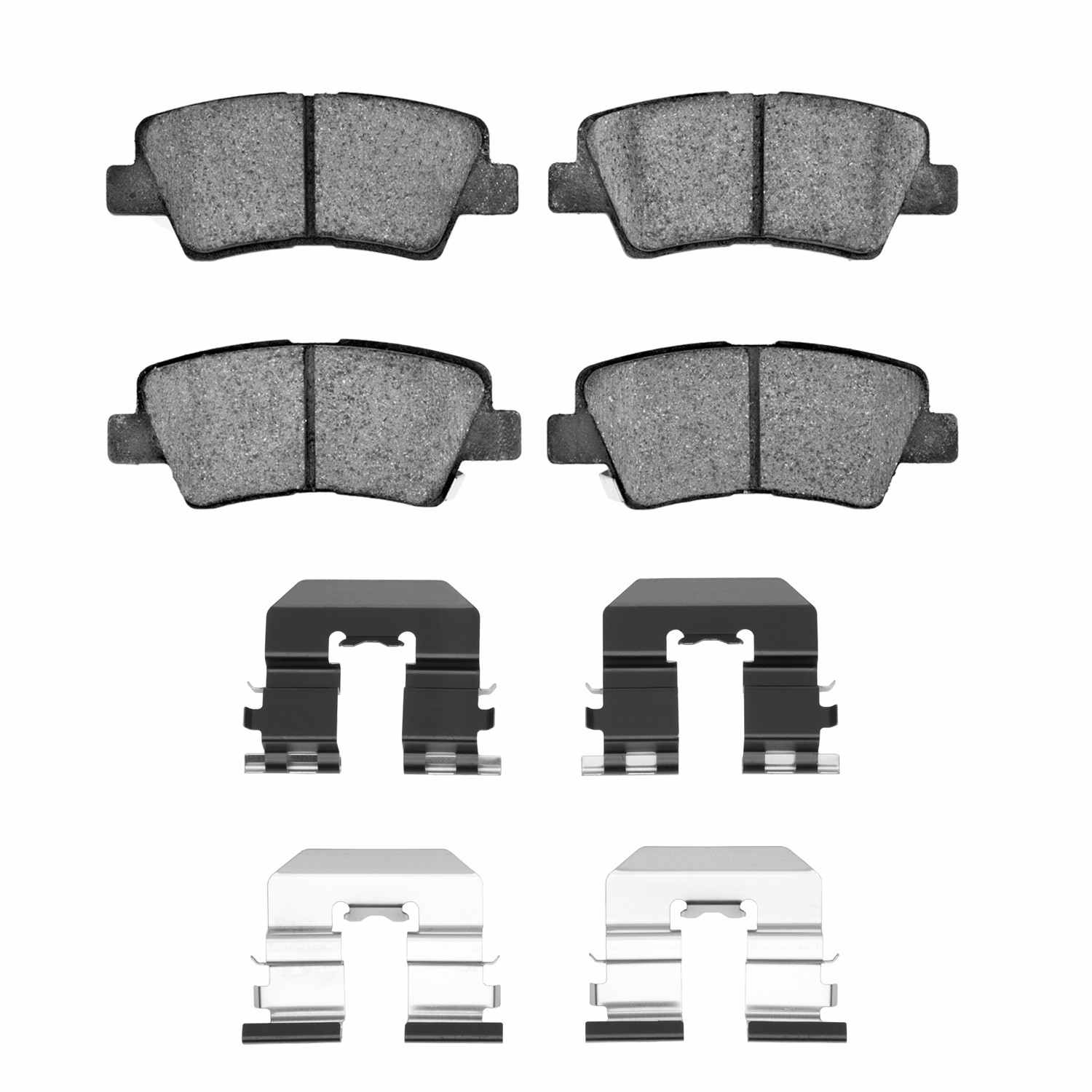 R1 Concepts 13-15 Dodge/Ram Attitude (Mexico) Rear Ceramic Brake Pads and Hardware Kit