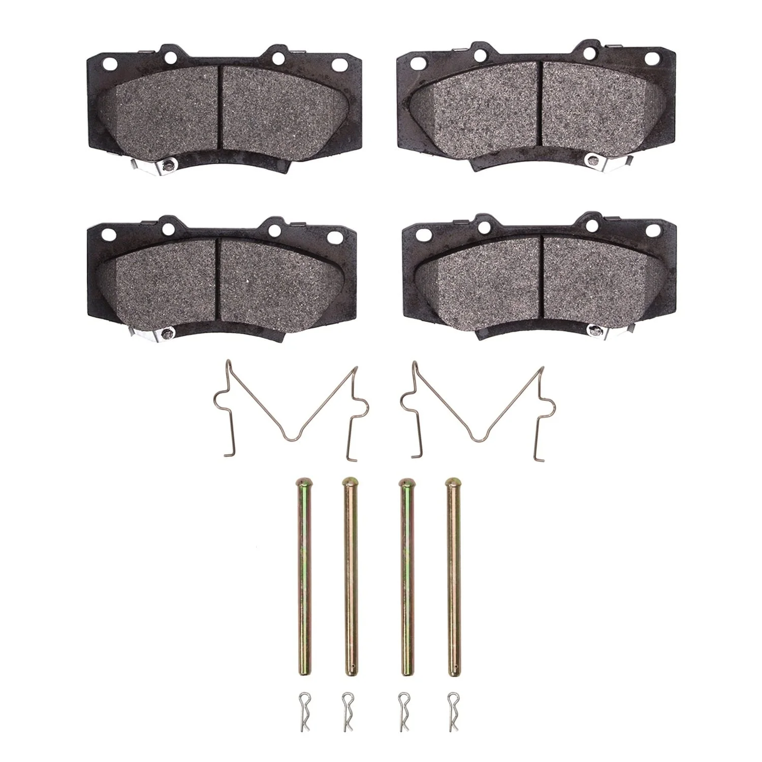 R1 Concepts 13-15 Toyota Hilux (Mexico) Front Semi Met Pads & Hardware Kit