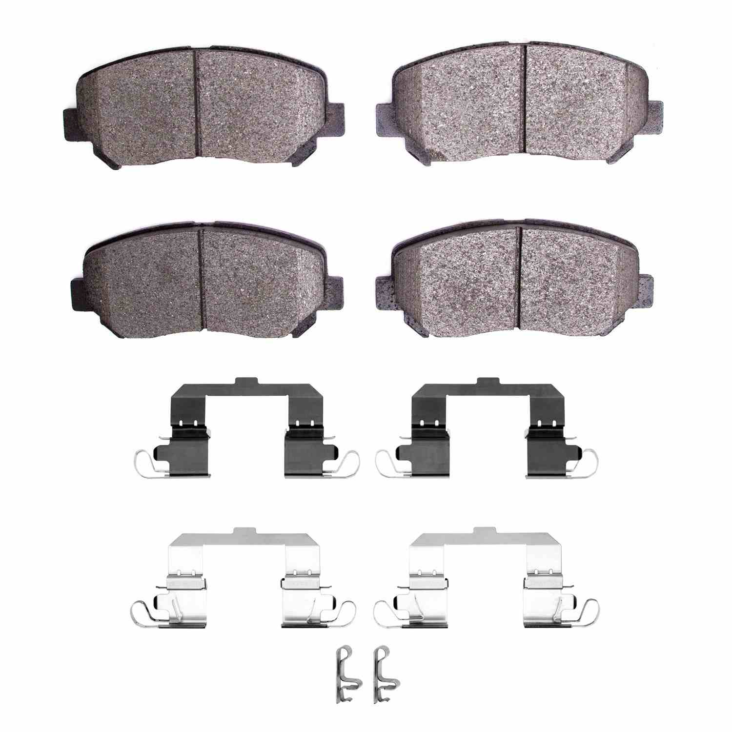 R1 Concepts 13-16 Dodge Dart Front Semi Met Brake Pads and Hardware Kit