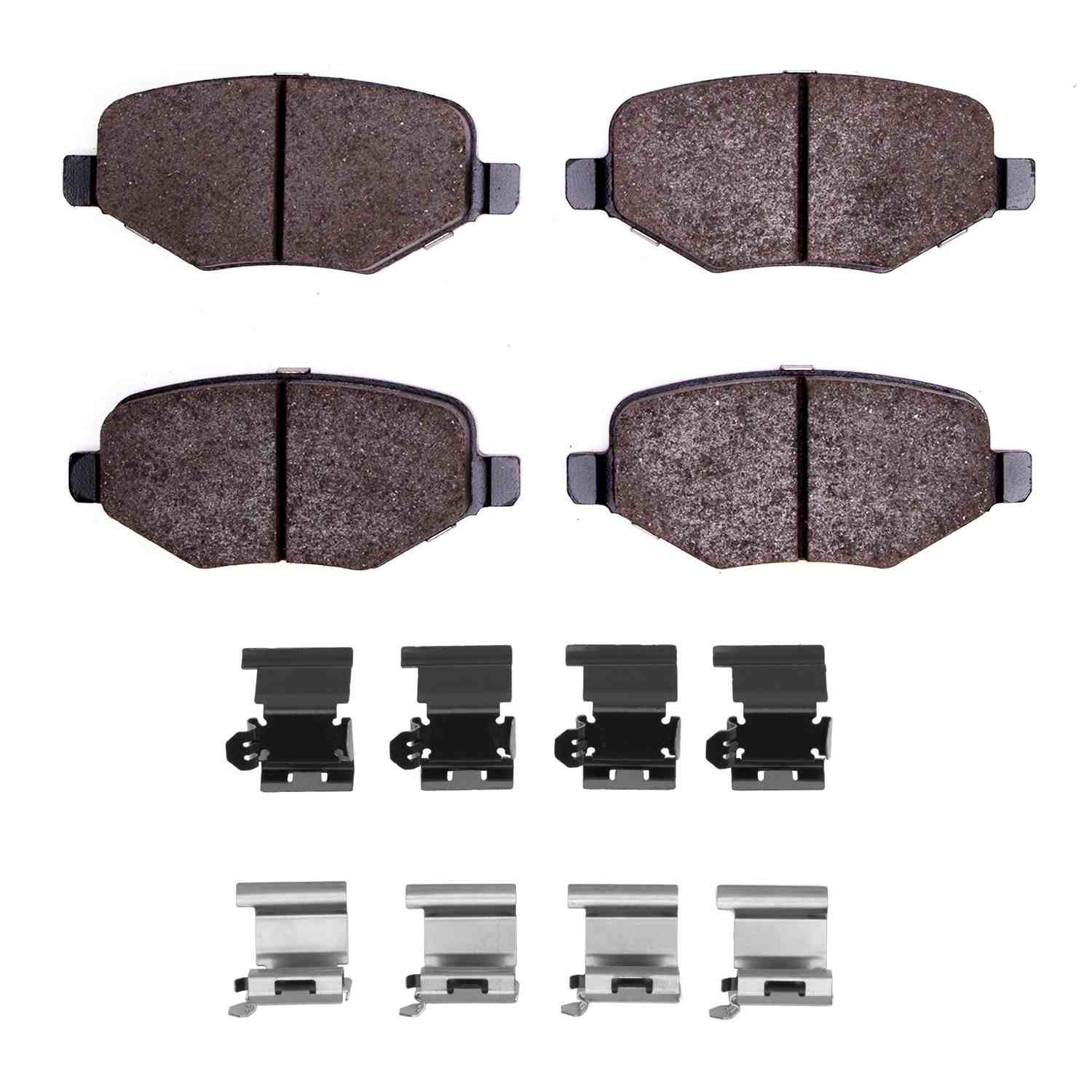 R1 Concepts 13-16 Lincoln MKT Rear Ceramic Pads & Hardware Kit