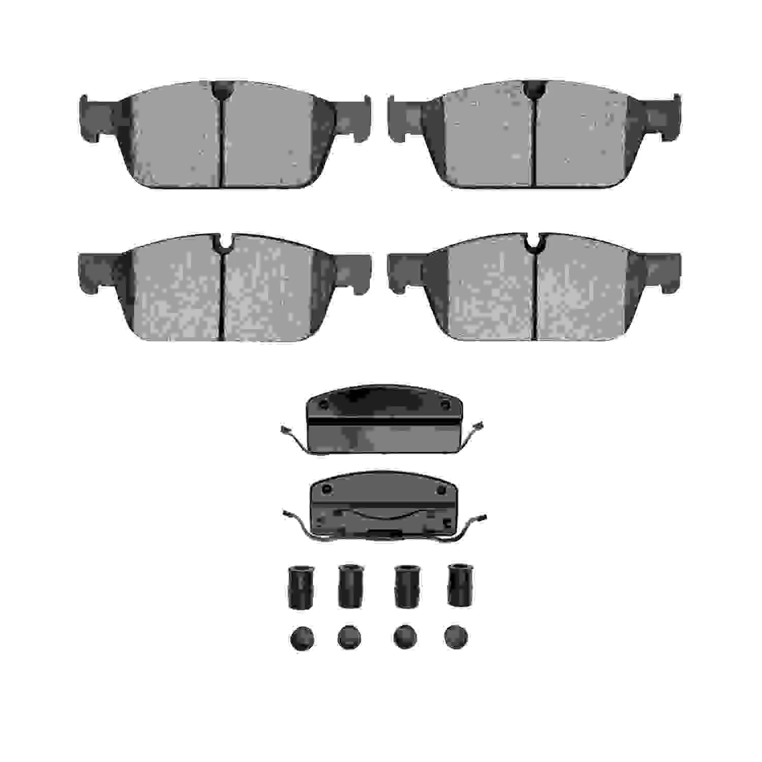 R1 Concepts 13-19 Mercedes-Benz GLE500 (Latin America) Front Ceramic Pads & Hardware Kit