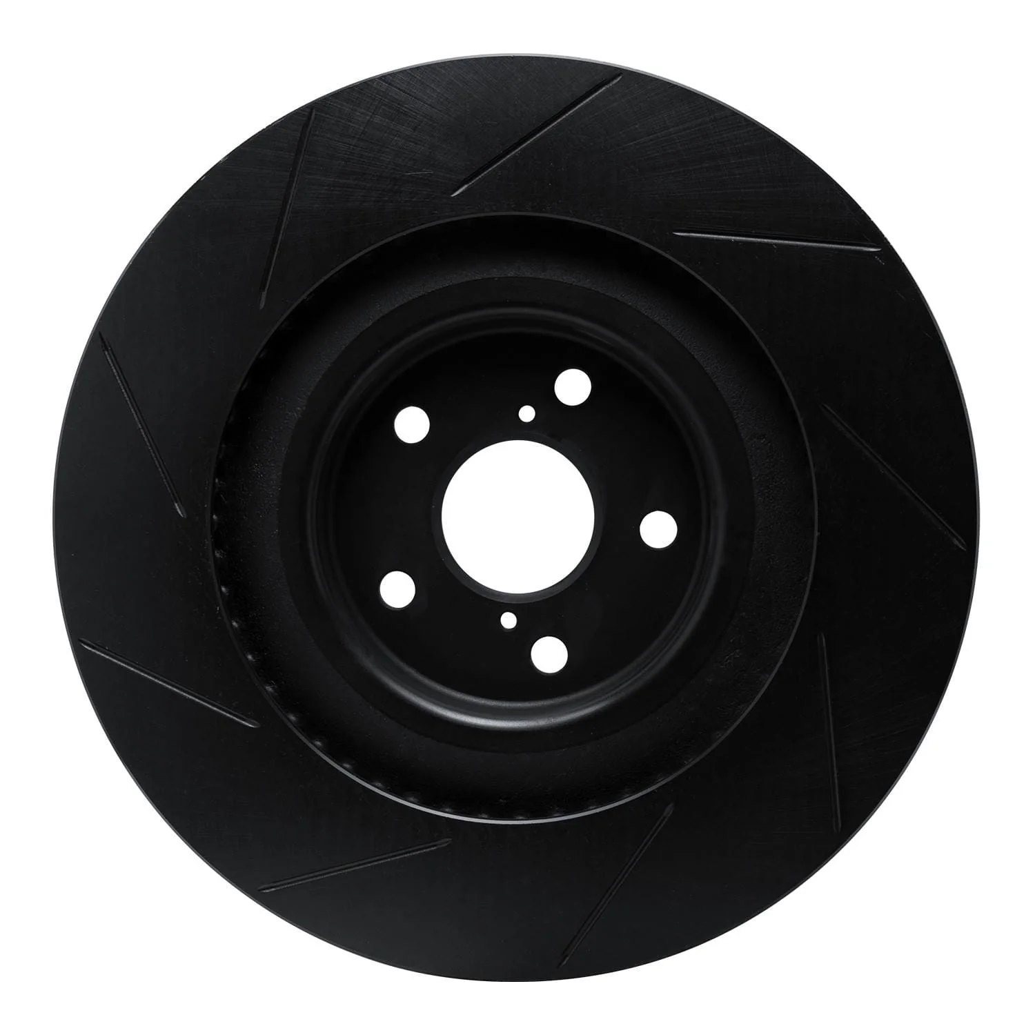 R1 Concepts 13-20 Lexus GS200T Right Front Slotted Black Brake Rotor - Image 2