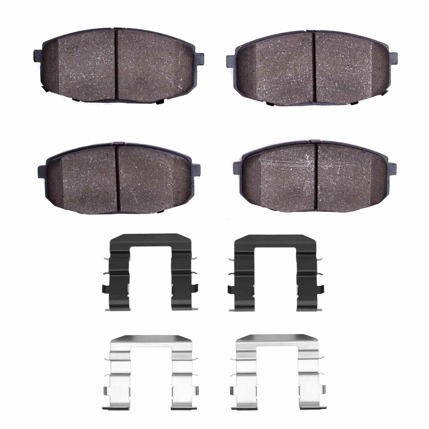 R1 Concepts 14-16 Kia Soul Front Optimum OE Brake Pads and Hardware Kit