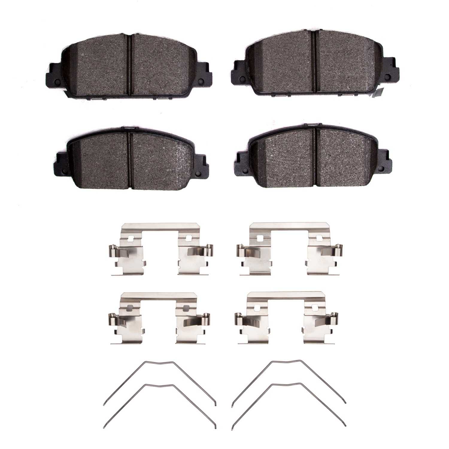 R1 Concepts 14-17 Honda Accord Sedan Front Optimum OE Pads & Hardware Kit